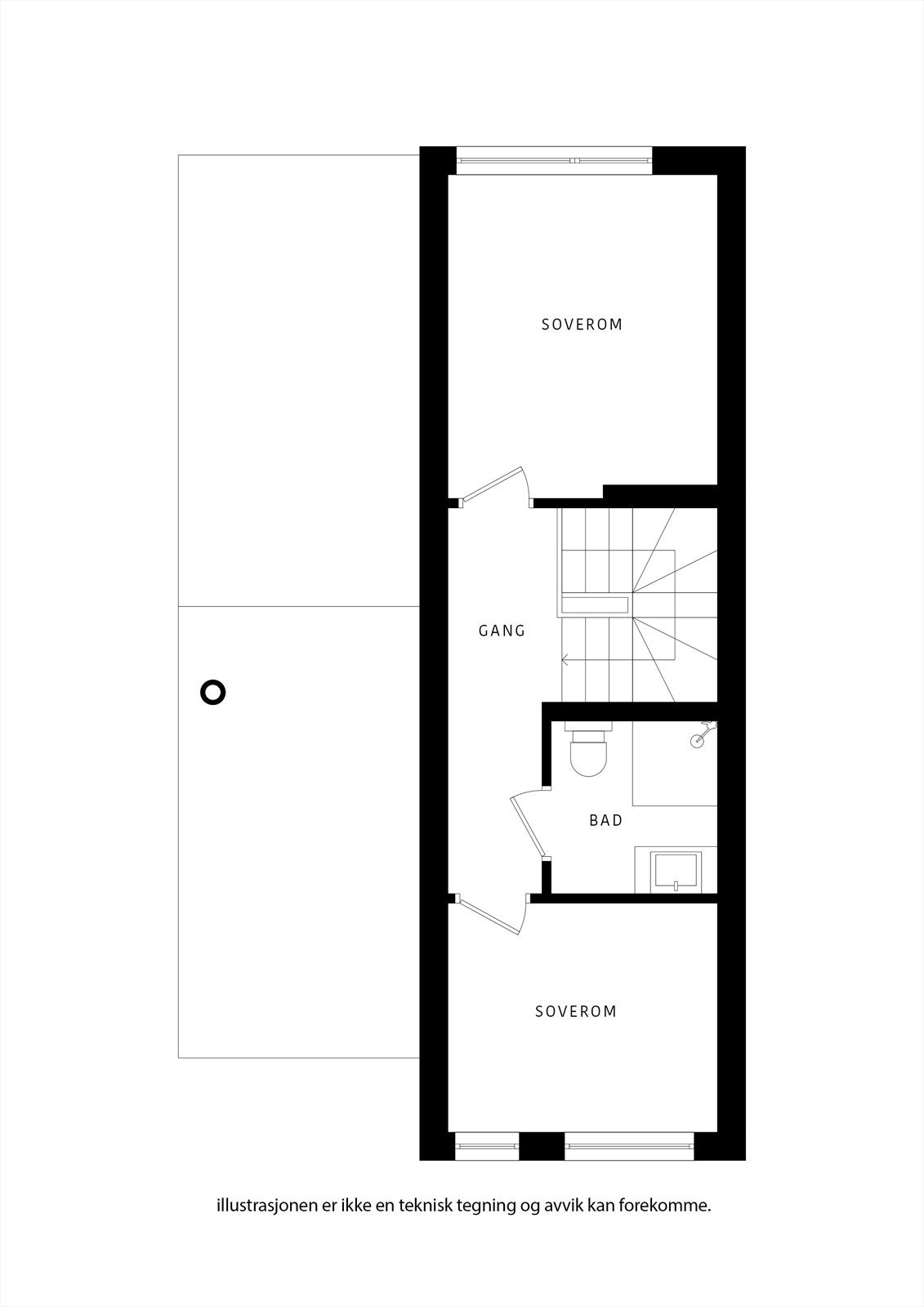 Plantegning 3.etasje Galleribilde