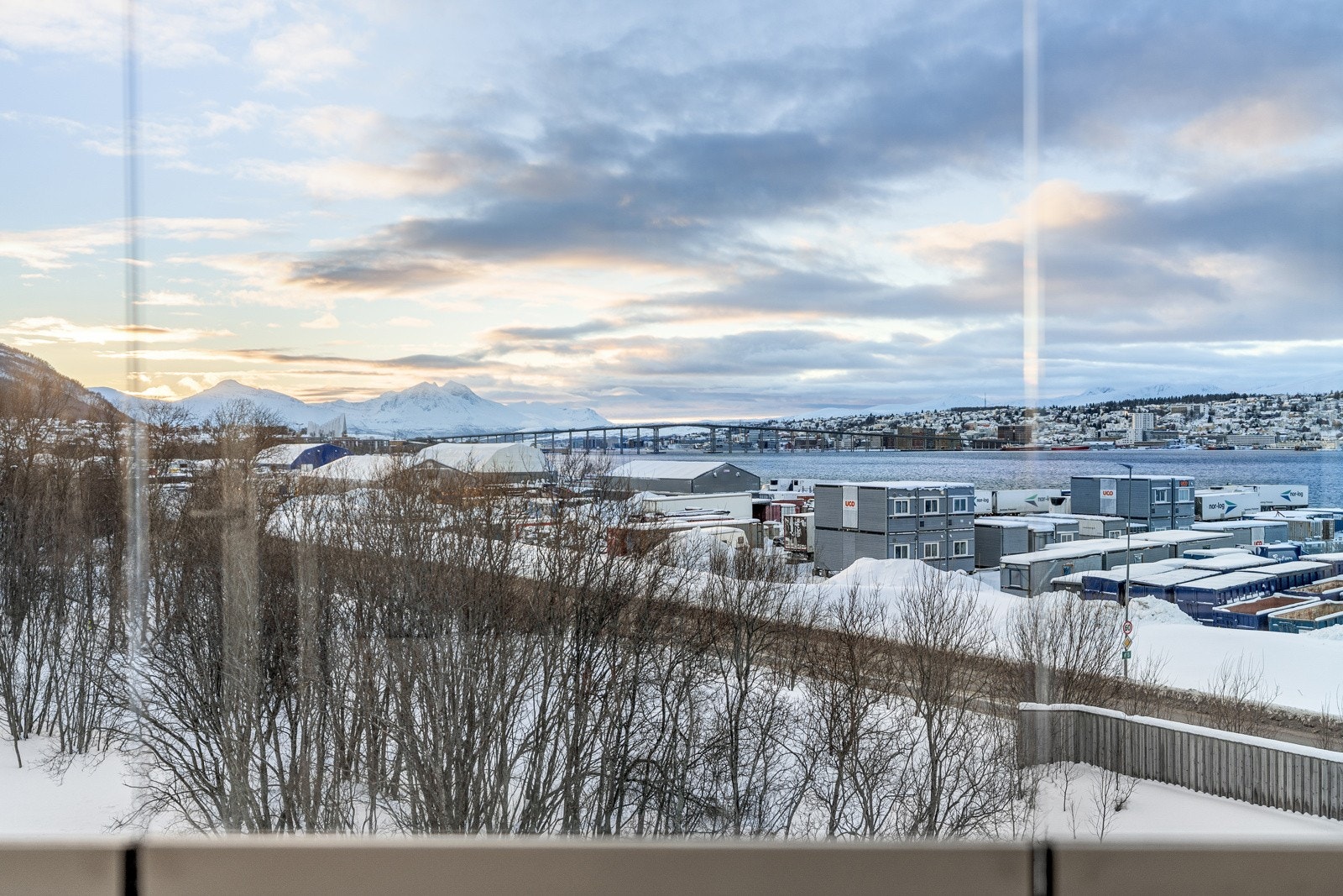 Nydelig utsikt mot Ishavskatedralen.