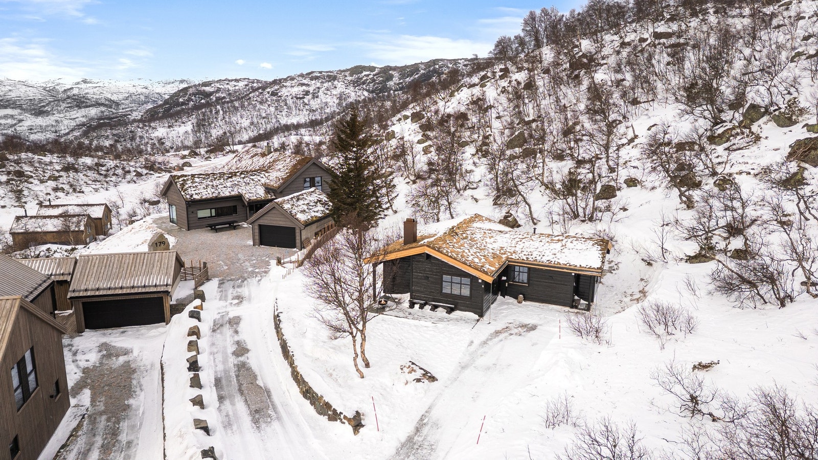 Fra hytten er det ski-in/ski-out til Fidjeland skitrekk. Galleribilde