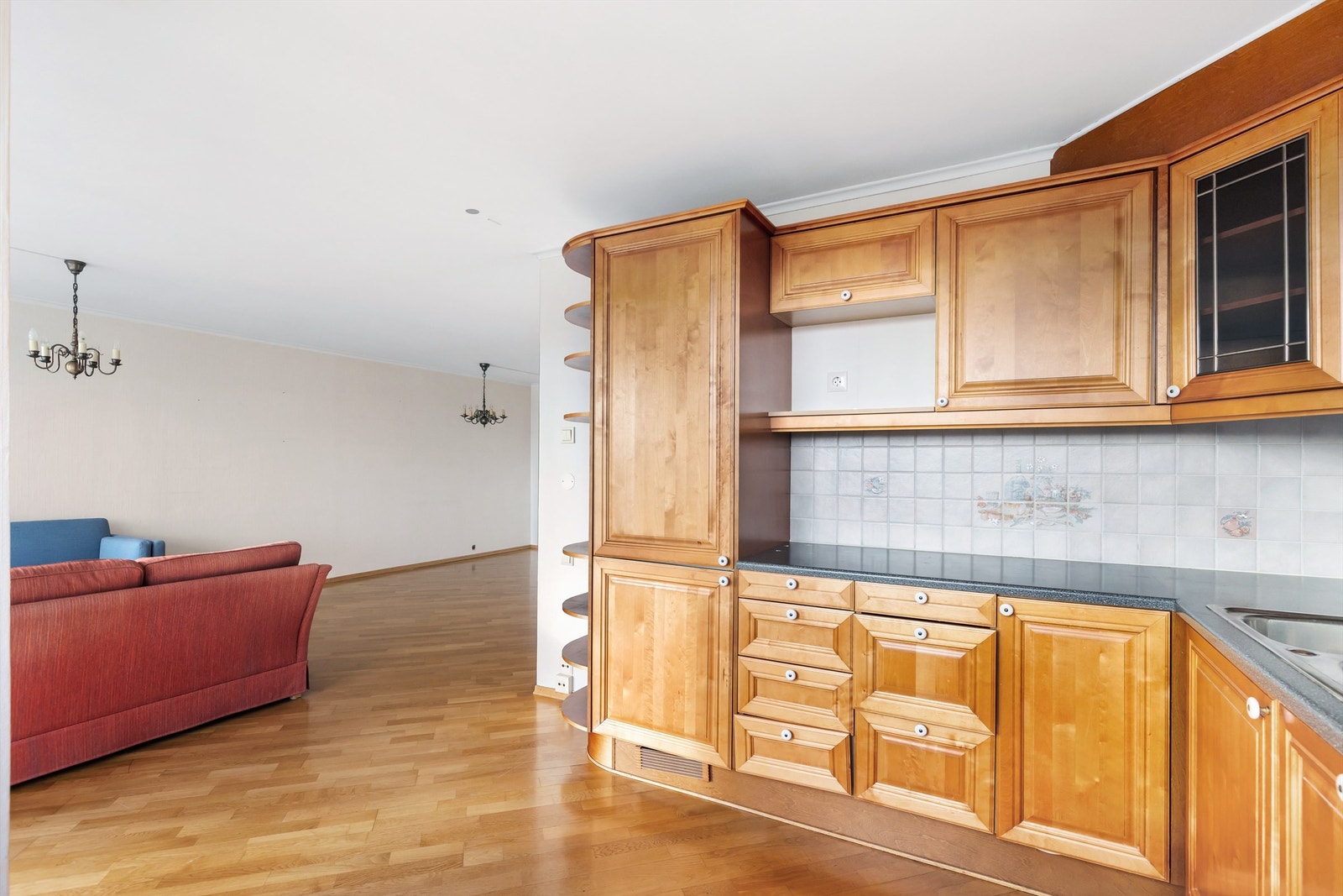 Stue/kjøkken. Galleribilde