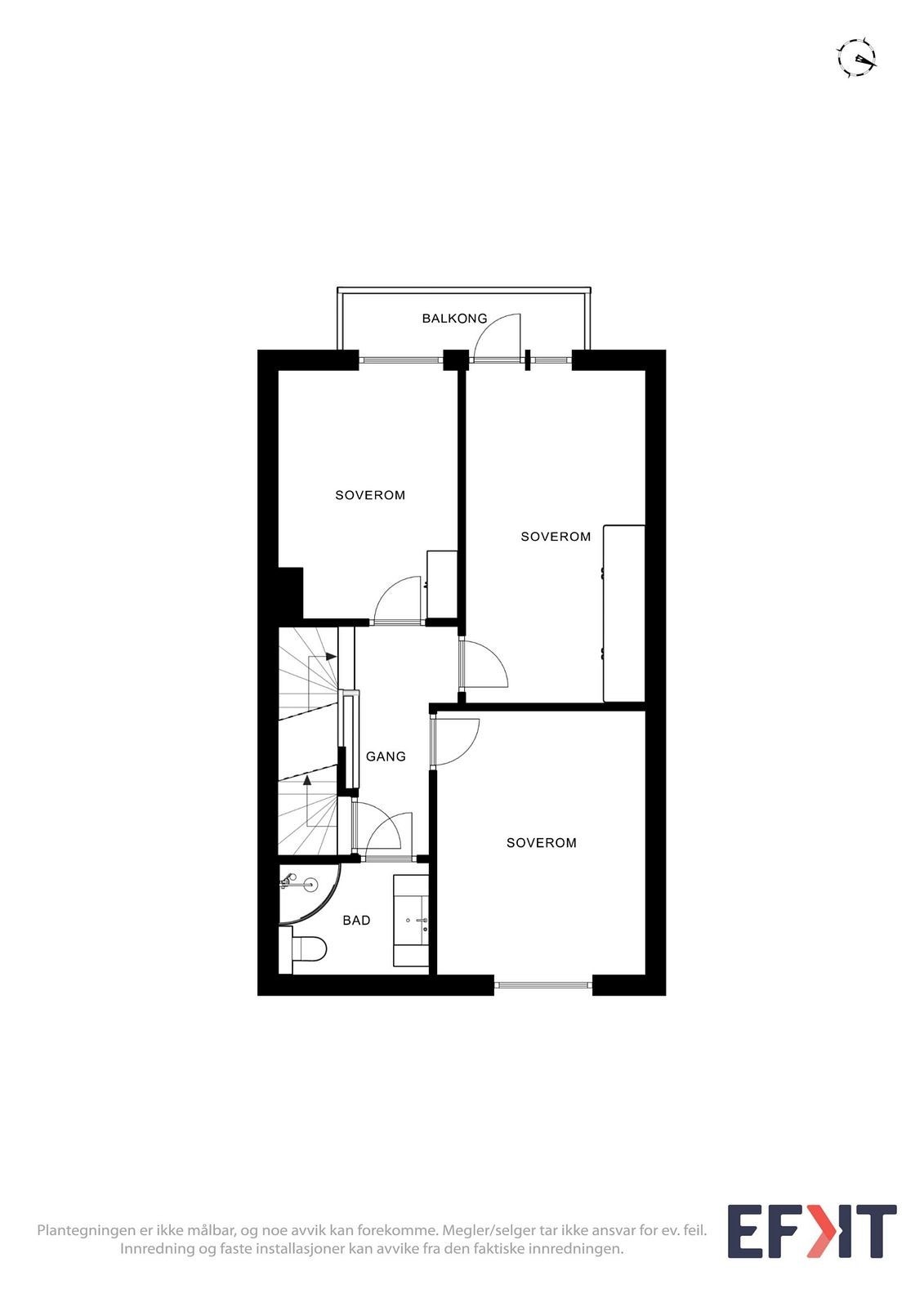 Plantegning 2. etasje. Galleribilde
