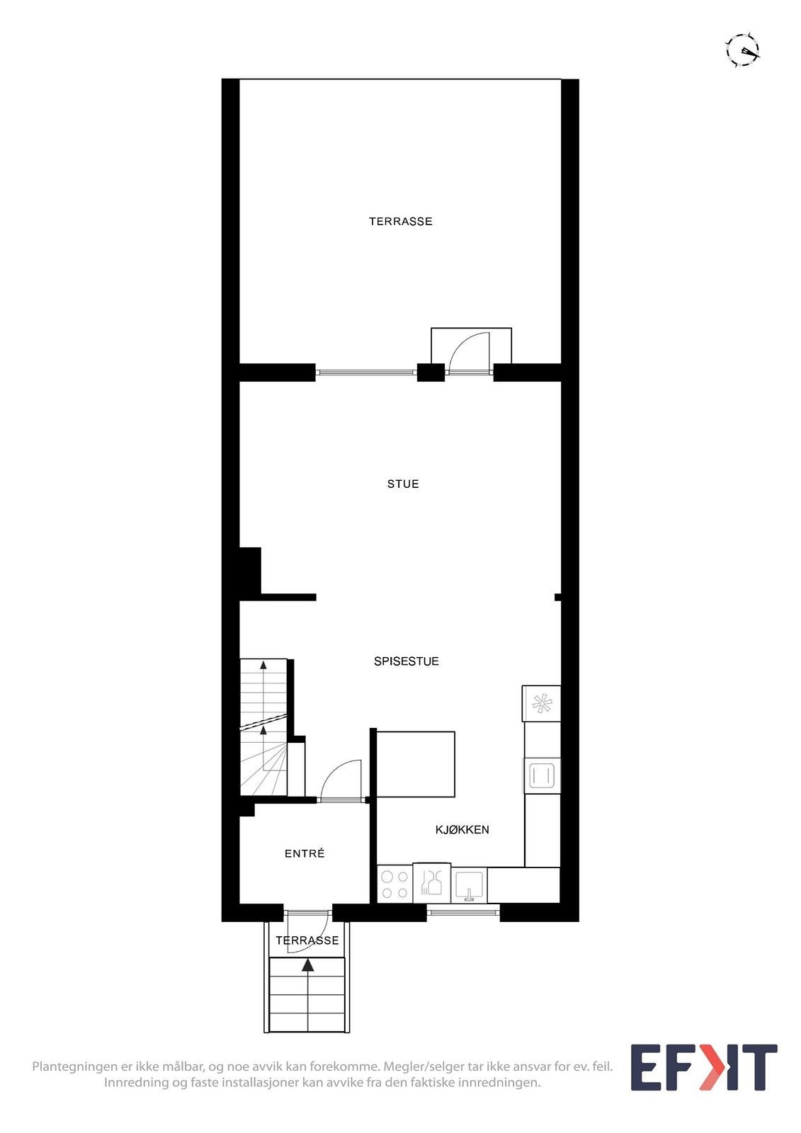 Plantegning 1. etasje. Galleribilde