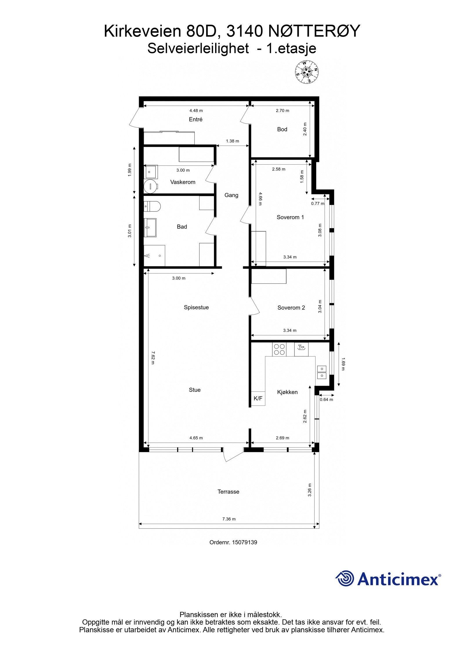 Plantegning Galleribilde