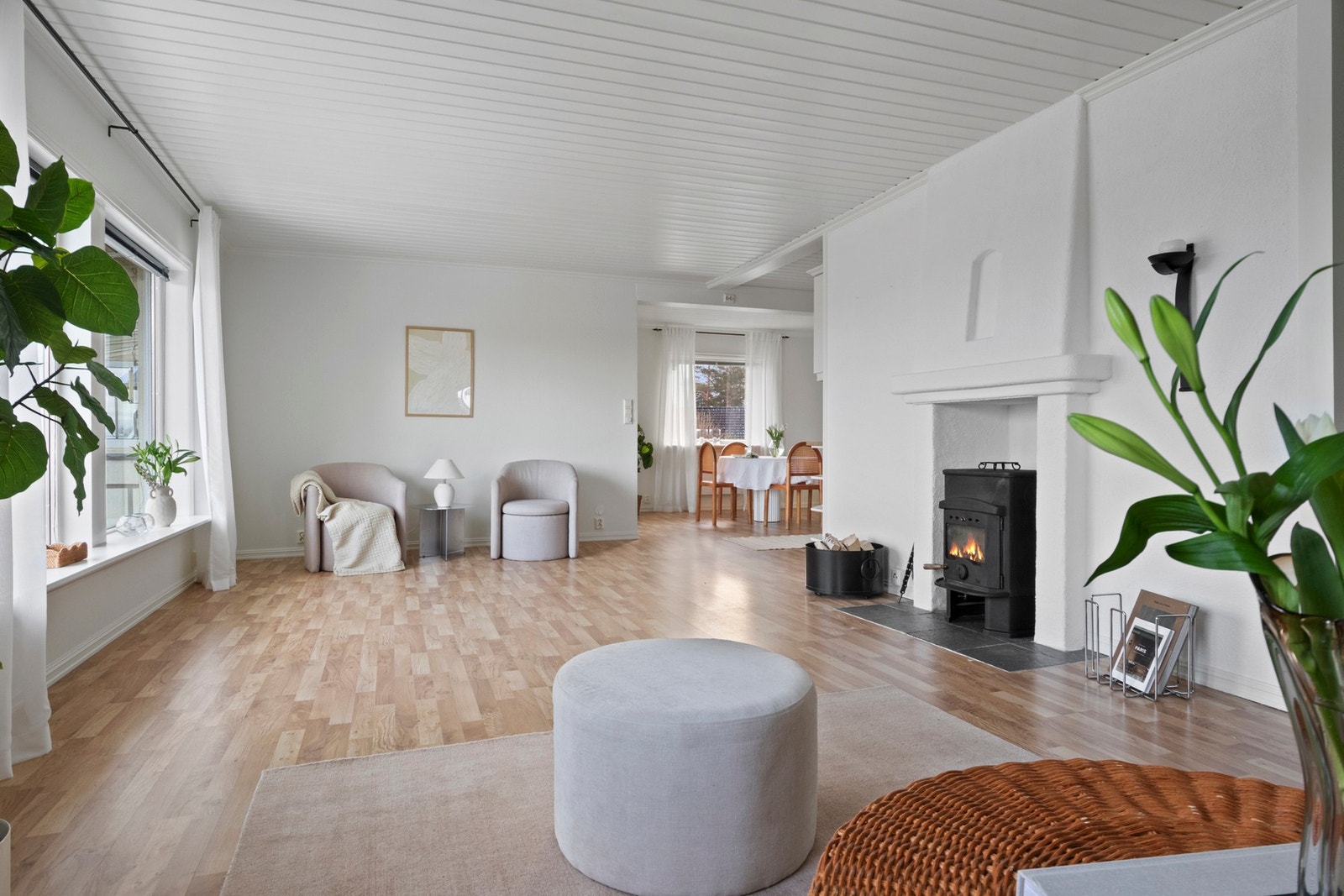 Vedovnen gir både varme og en lun stemning. Galleribilde