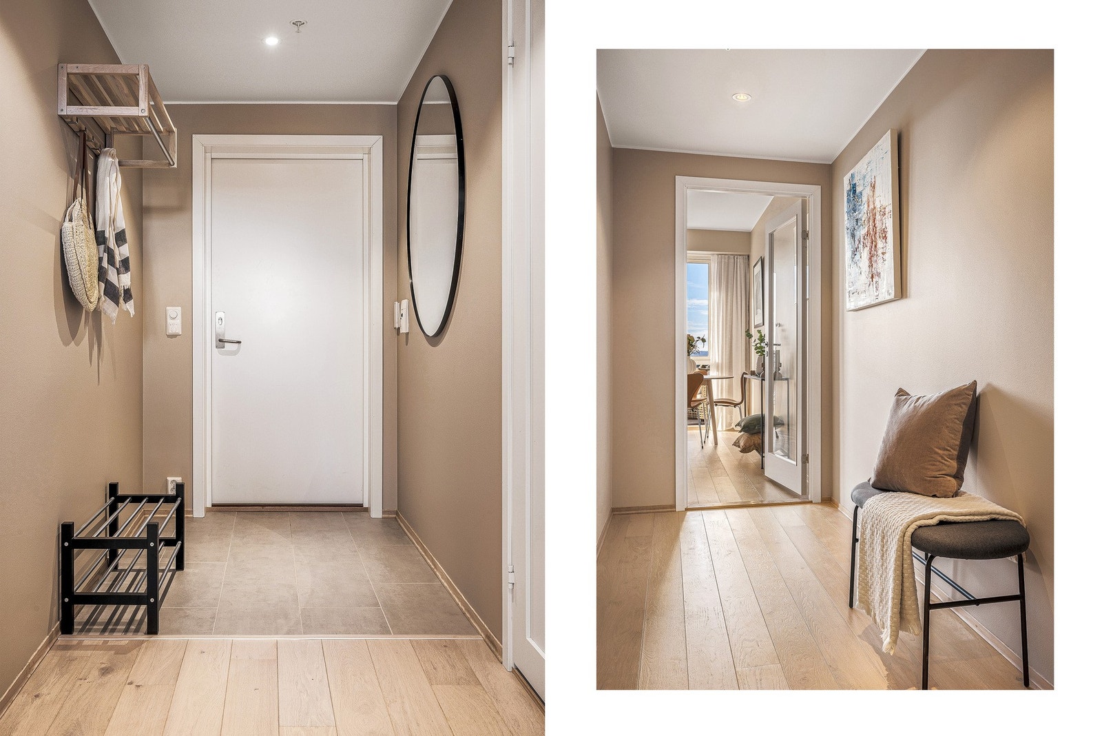 - Leiligheten har entré med god plass til oppheng av yttertøy - Galleribilde