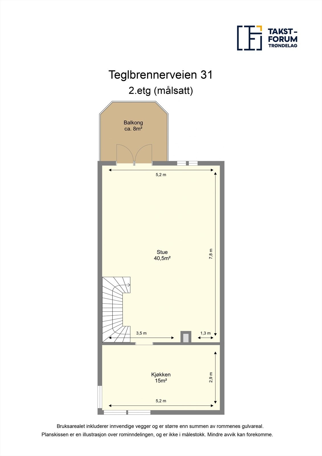 Planskisse 2. etasje. Galleribilde