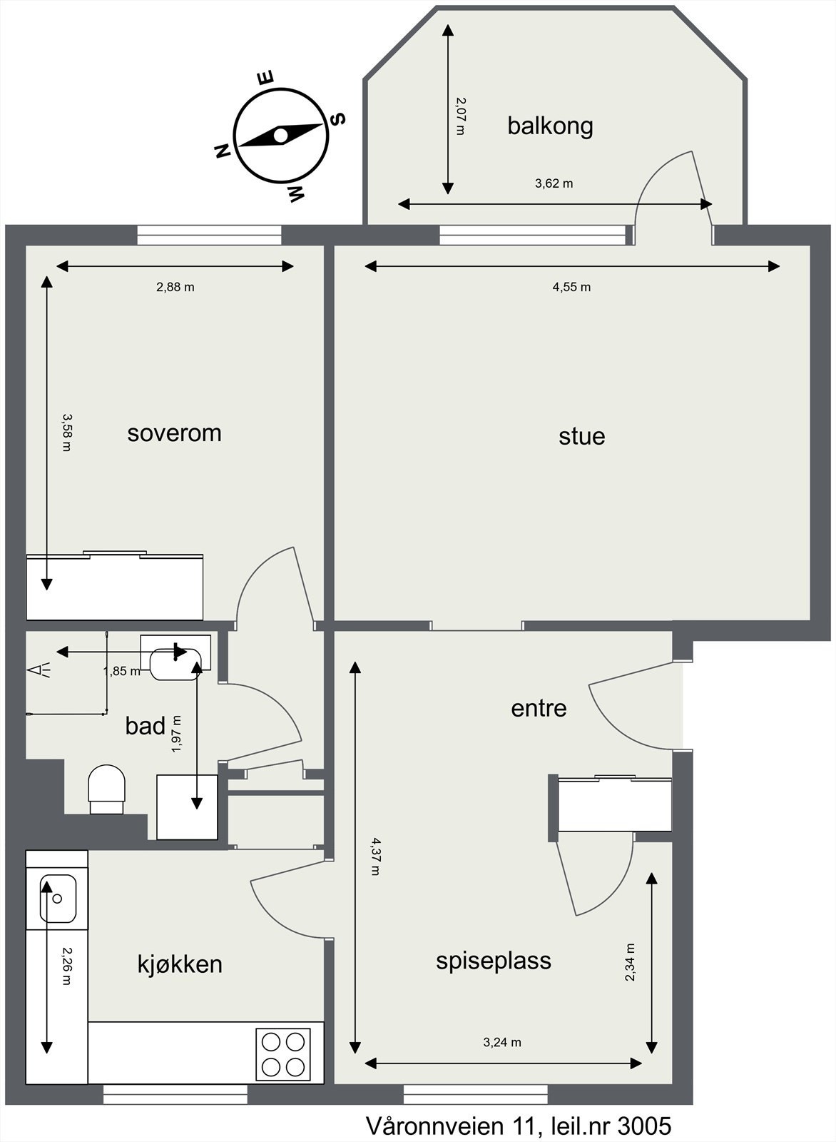 Plantegning. Galleribilde