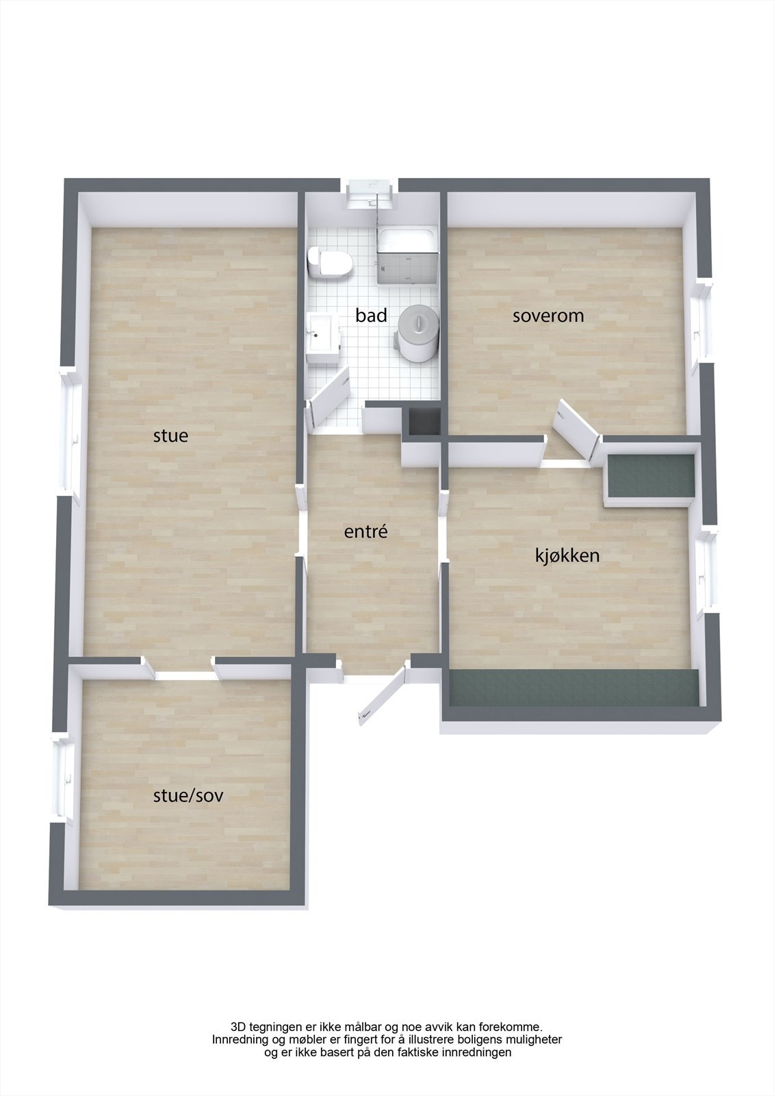 Plantegning. Galleribilde