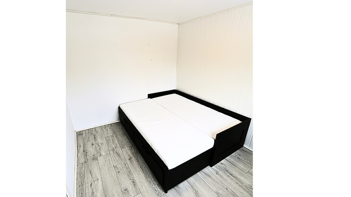 Fleksibelt soverom som enkelt kan innredes etter behov. Galleribilde