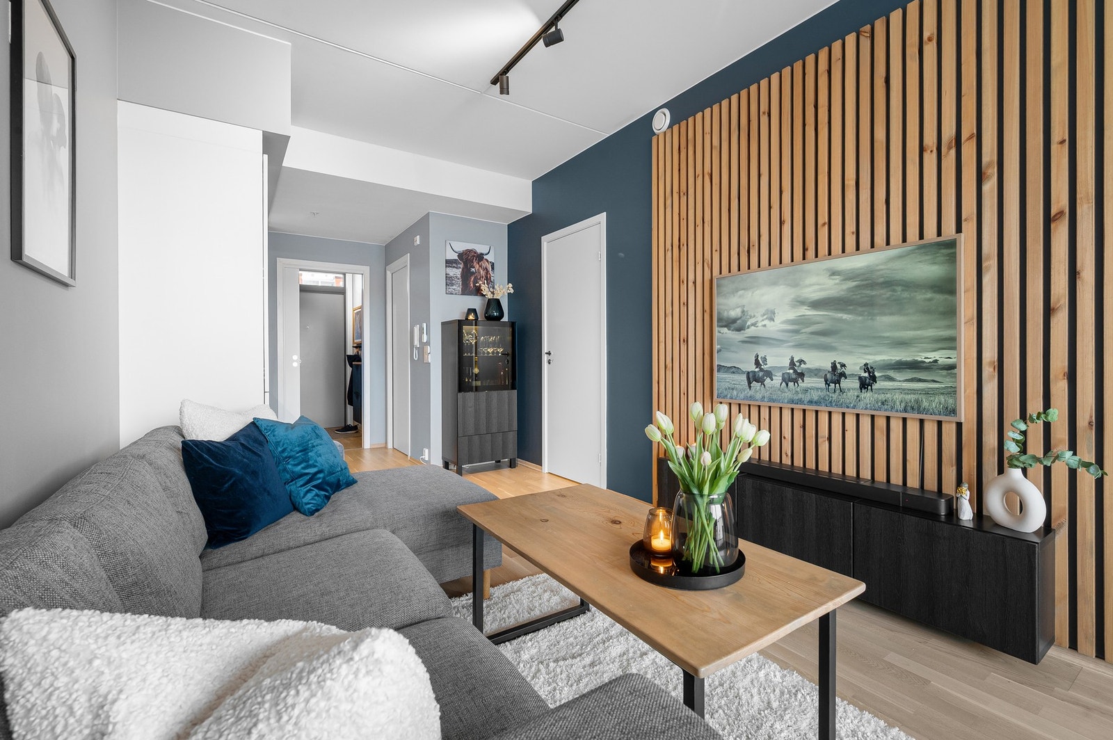 Felleskostnadene inkl. oppvarming via fjernvarme. Galleribilde