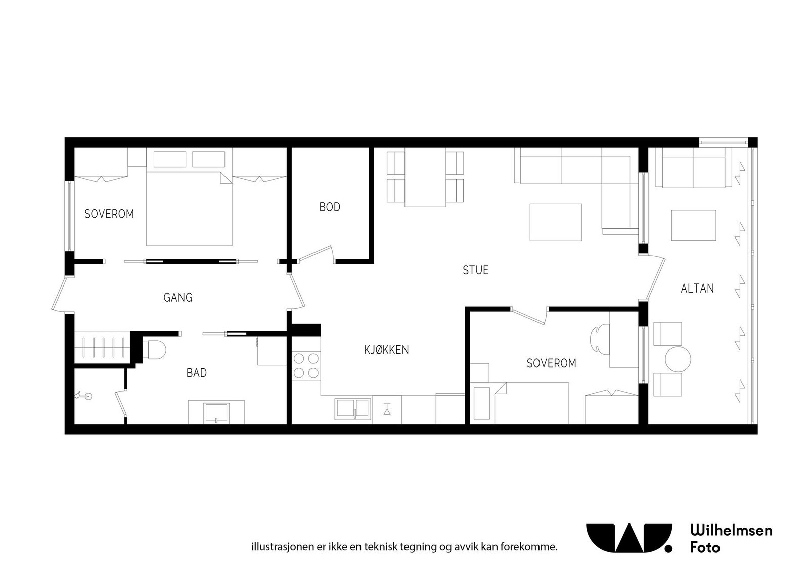 - Boligens utforming og planløsning - Galleribilde