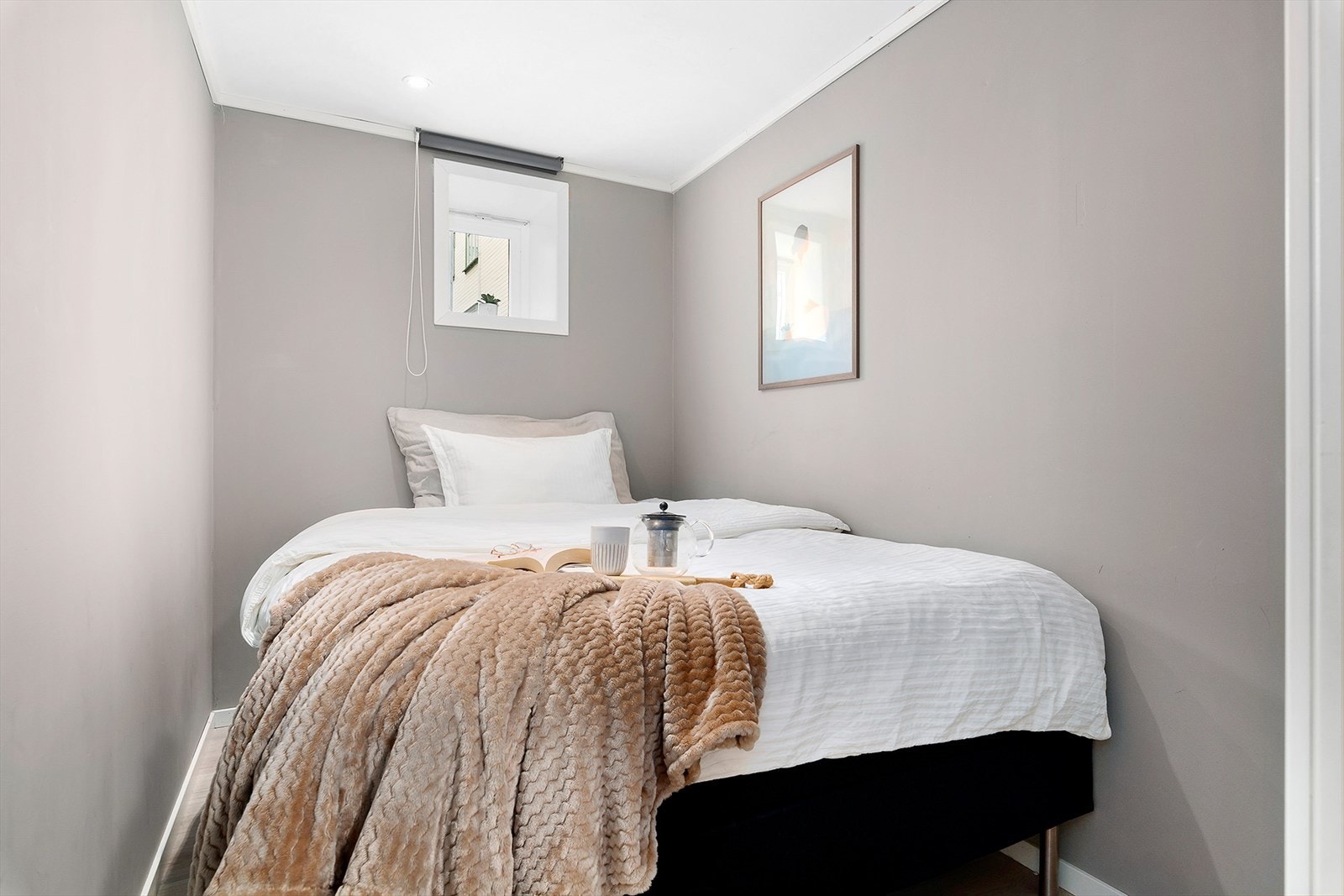 Det andre soverommet passer ypperlig som gjesterom eller kontor. Galleribilde