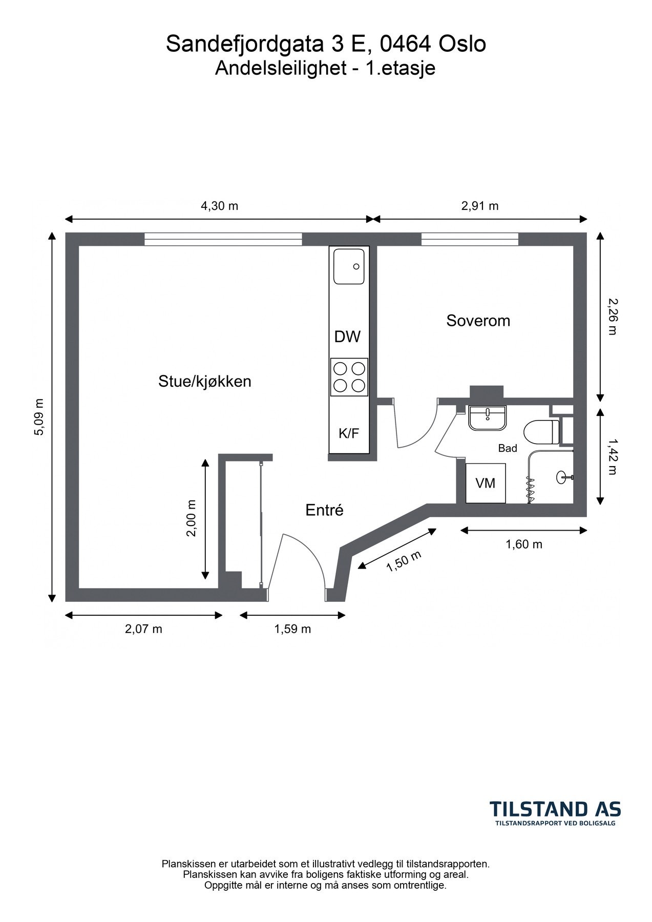 Før vi blar videre tar vi en titt på boligens planskisse. I tillegg til innvendig areal, disponerer boligen to boder. Galleribilde
