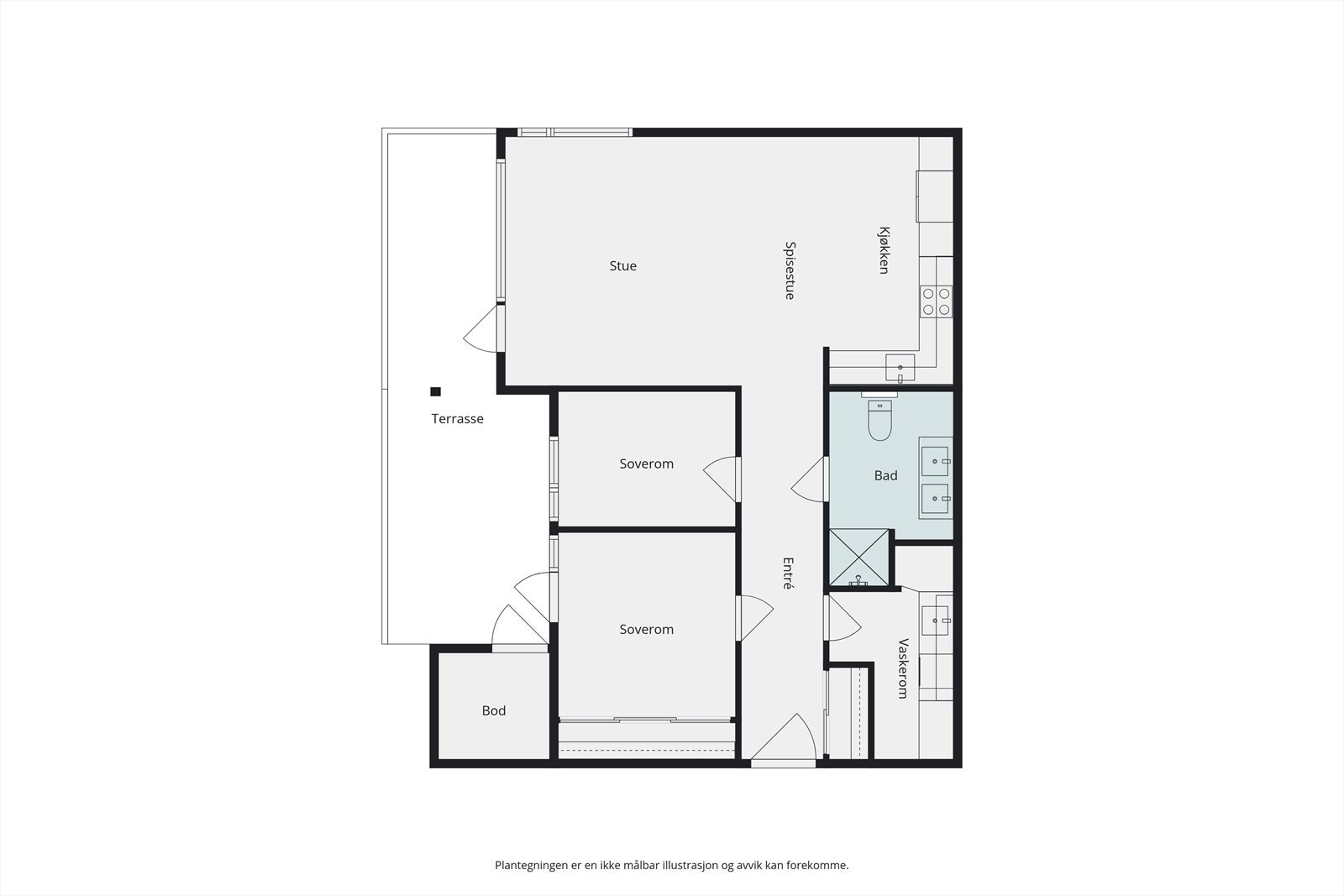 Plantegning Galleribilde