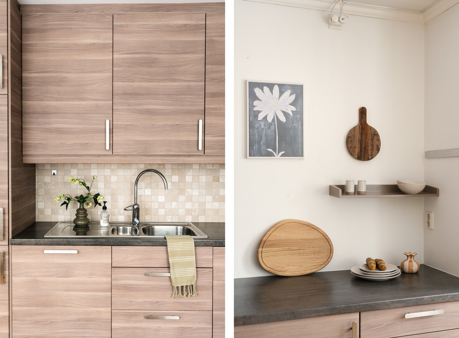 Ny vaskemaskin og komfyrvakt i 2024, komfyr og kjøkkenvifte fra 2023. Galleribilde