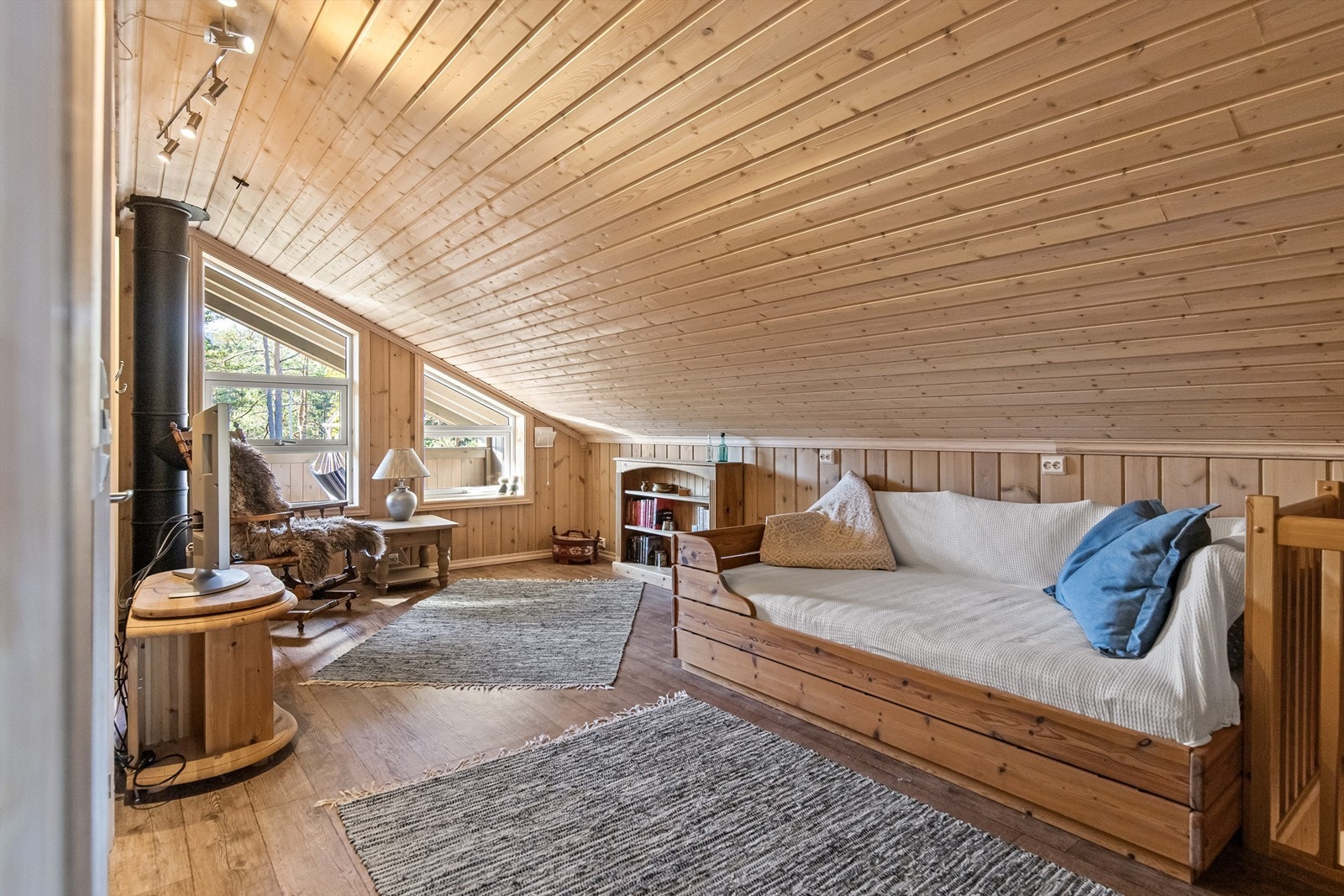 Koselig stue som er perfekt for ungdommen Galleribilde