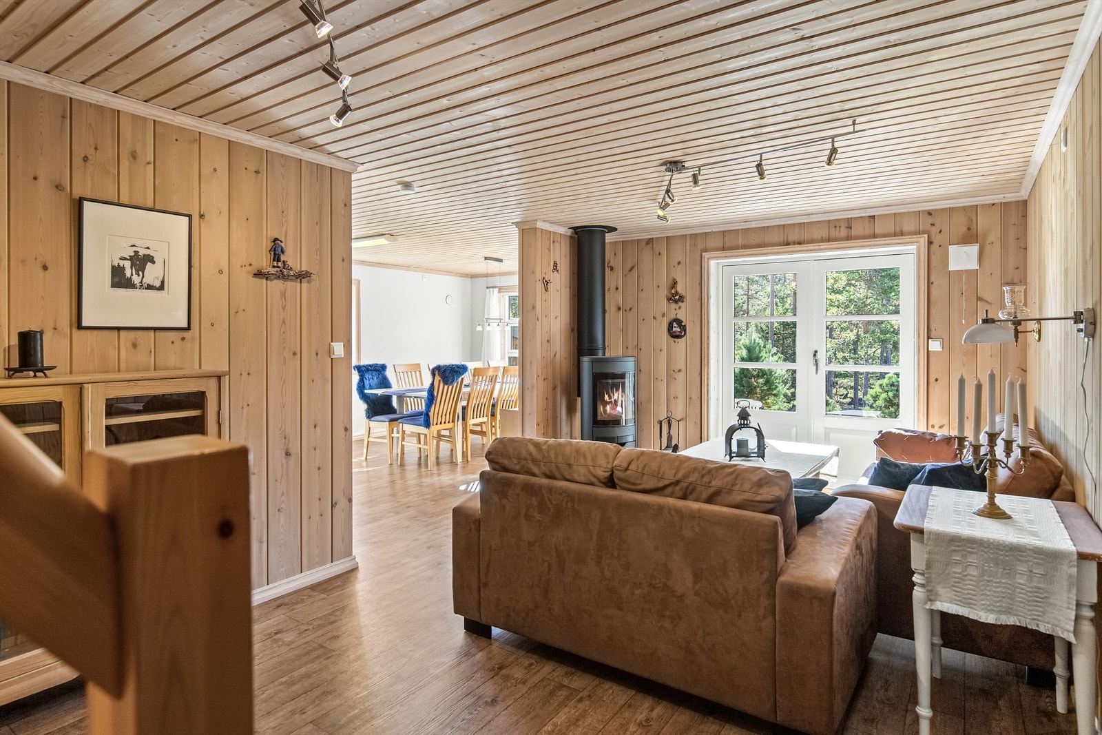 God plass til salongen i stuen Galleribilde