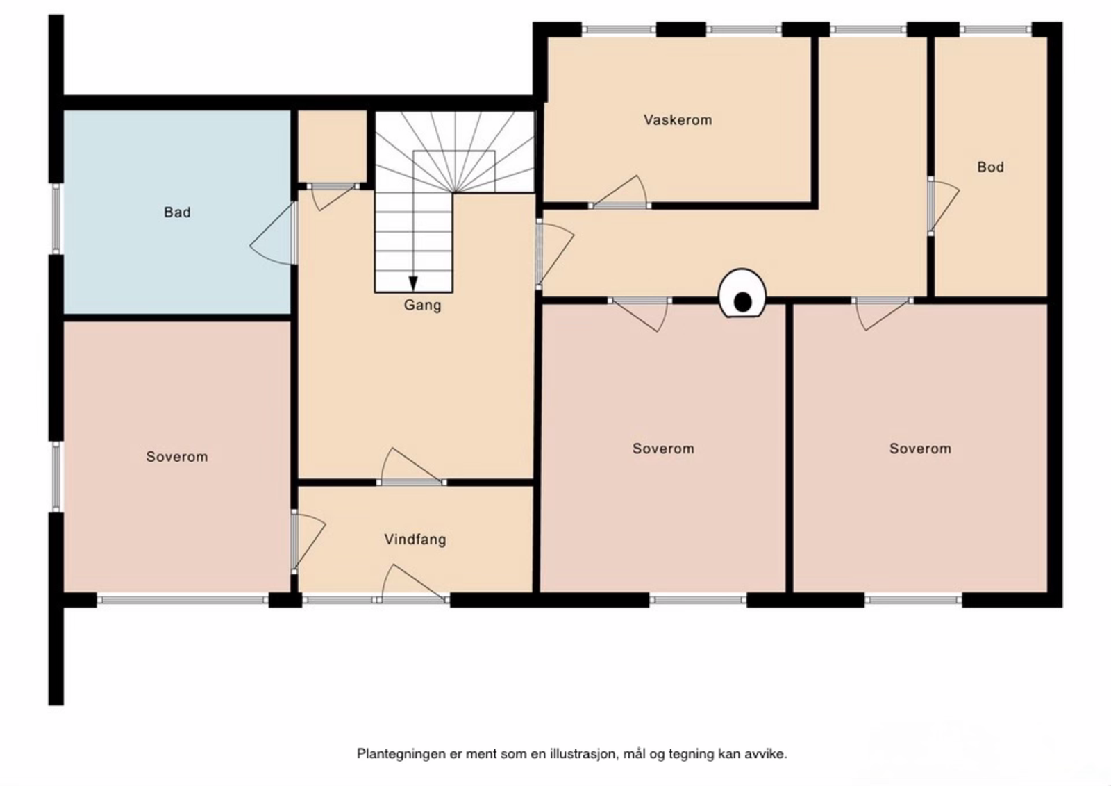 Plantegning 1. etasje Galleribilde