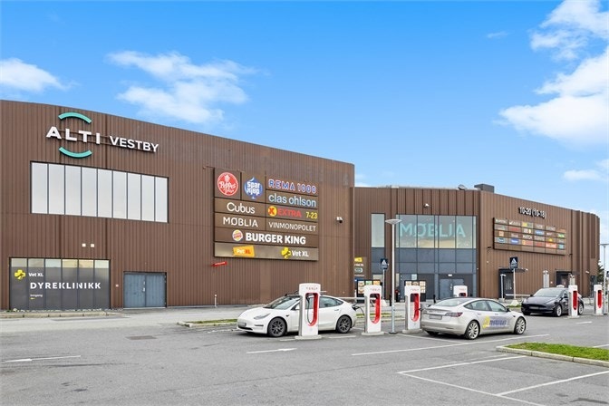 ALTI Vestby med alle fasiliteter i umiddelbar nærhet. Galleribilde