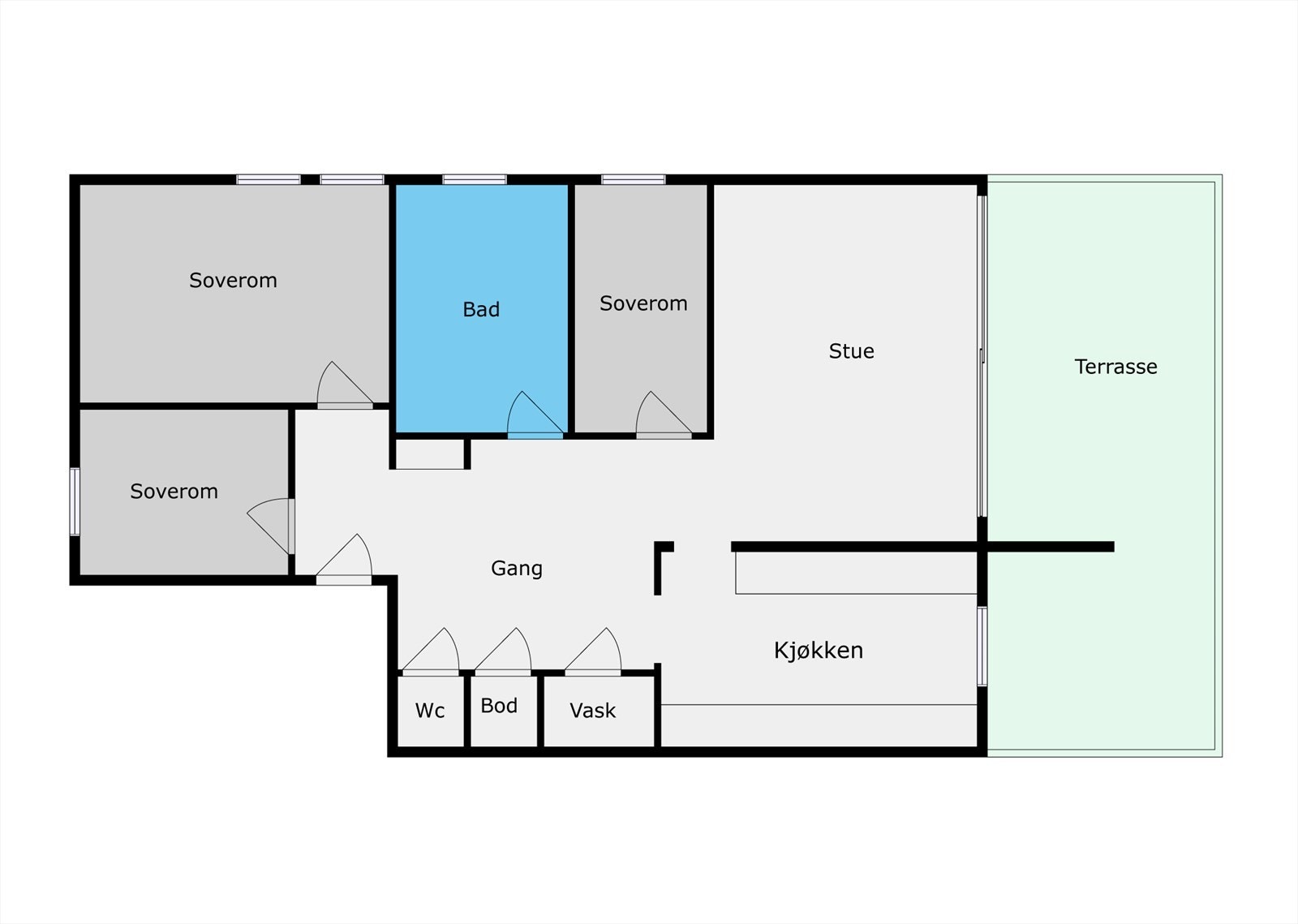 Plantegning Galleribilde