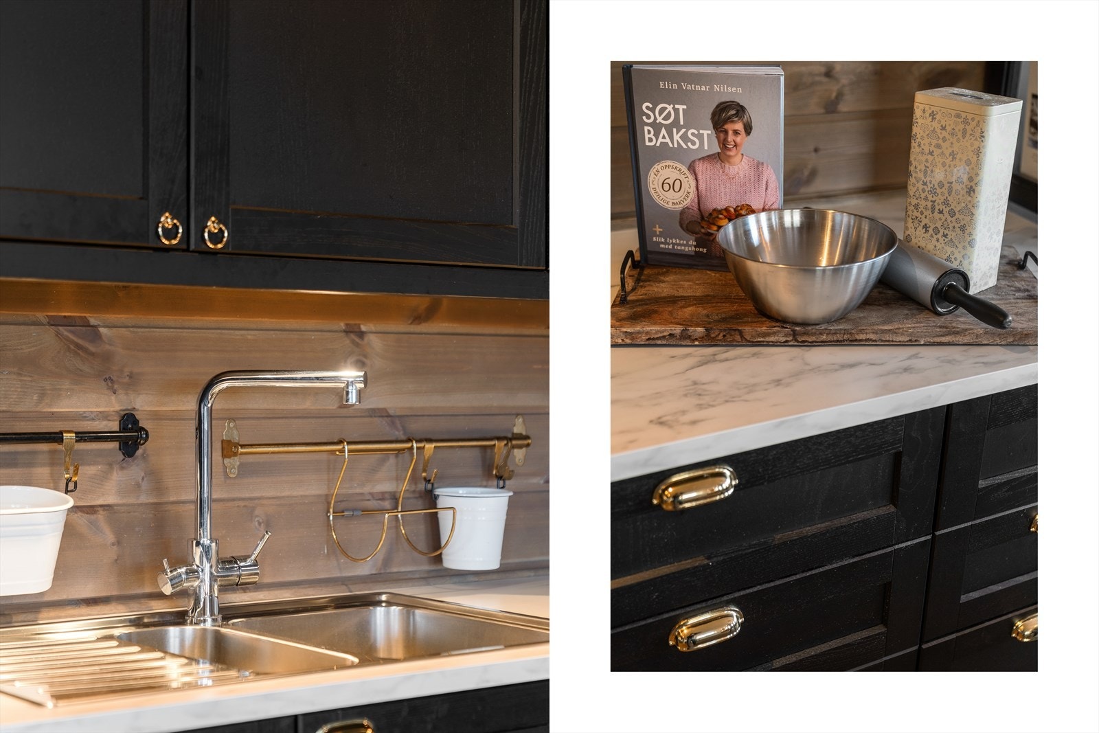 Kjøkkenet er utstyr med både komfyrvakt og lekkasjestopper. Galleribilde