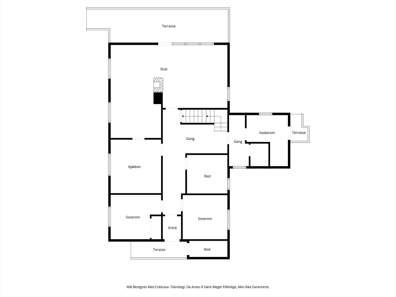 Plantegning 1.etasje Galleribilde