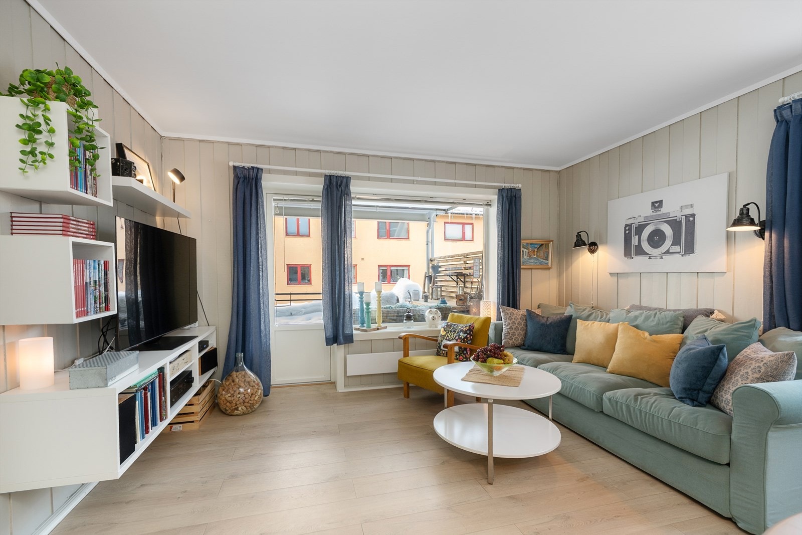 Gulvet er belagt med Pergomatter for et ekstra lunt og komfortabelt gulv. Galleribilde