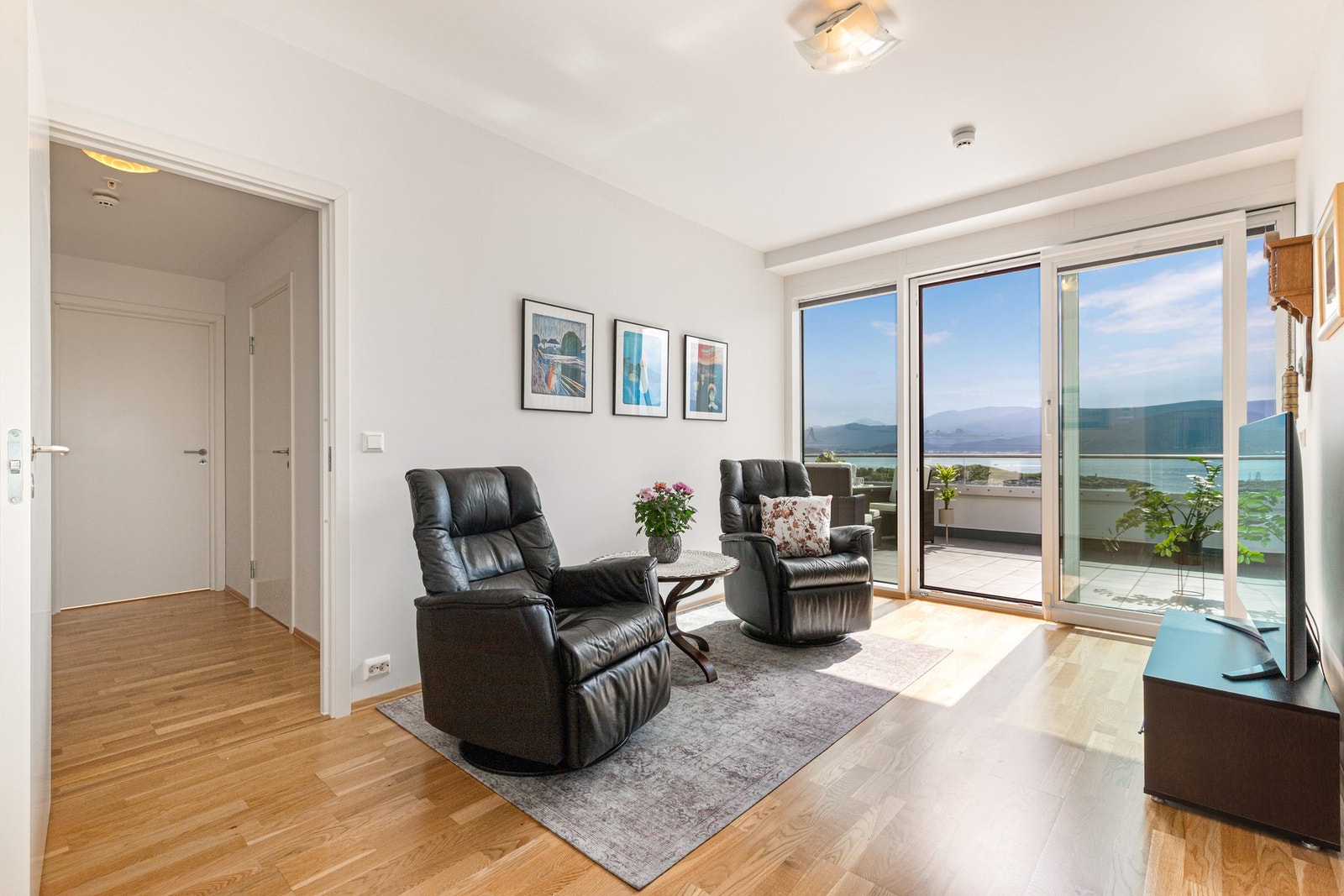 Fra stuen er det også utgang til en terrasse på ca. 9 m². Galleribilde