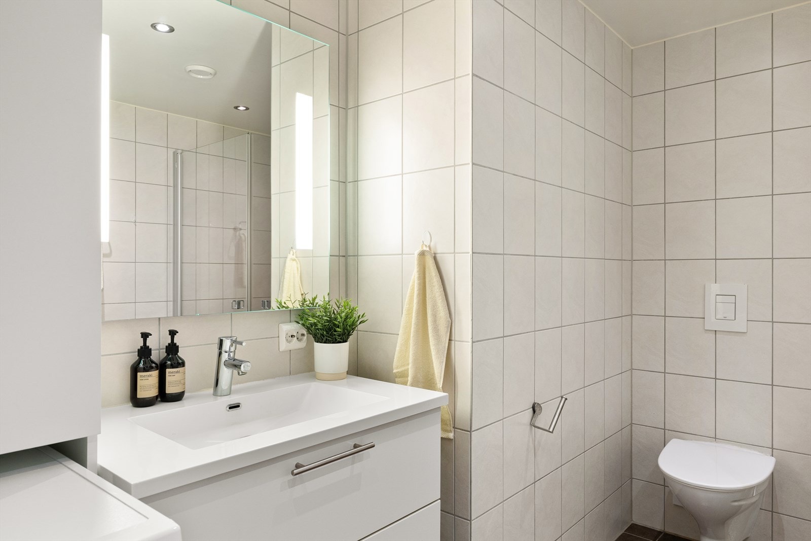 Det er også opplegg for vaskemaskin. Galleribilde