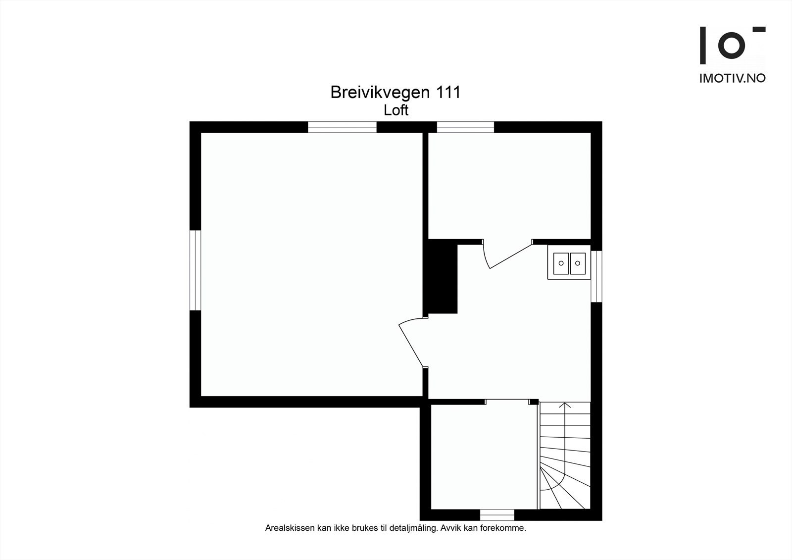 Plantegning loft Galleribilde