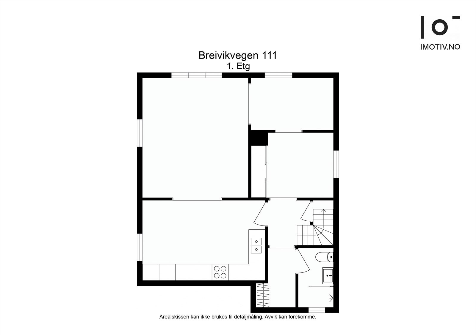 Plantegning 1. etasje Galleribilde