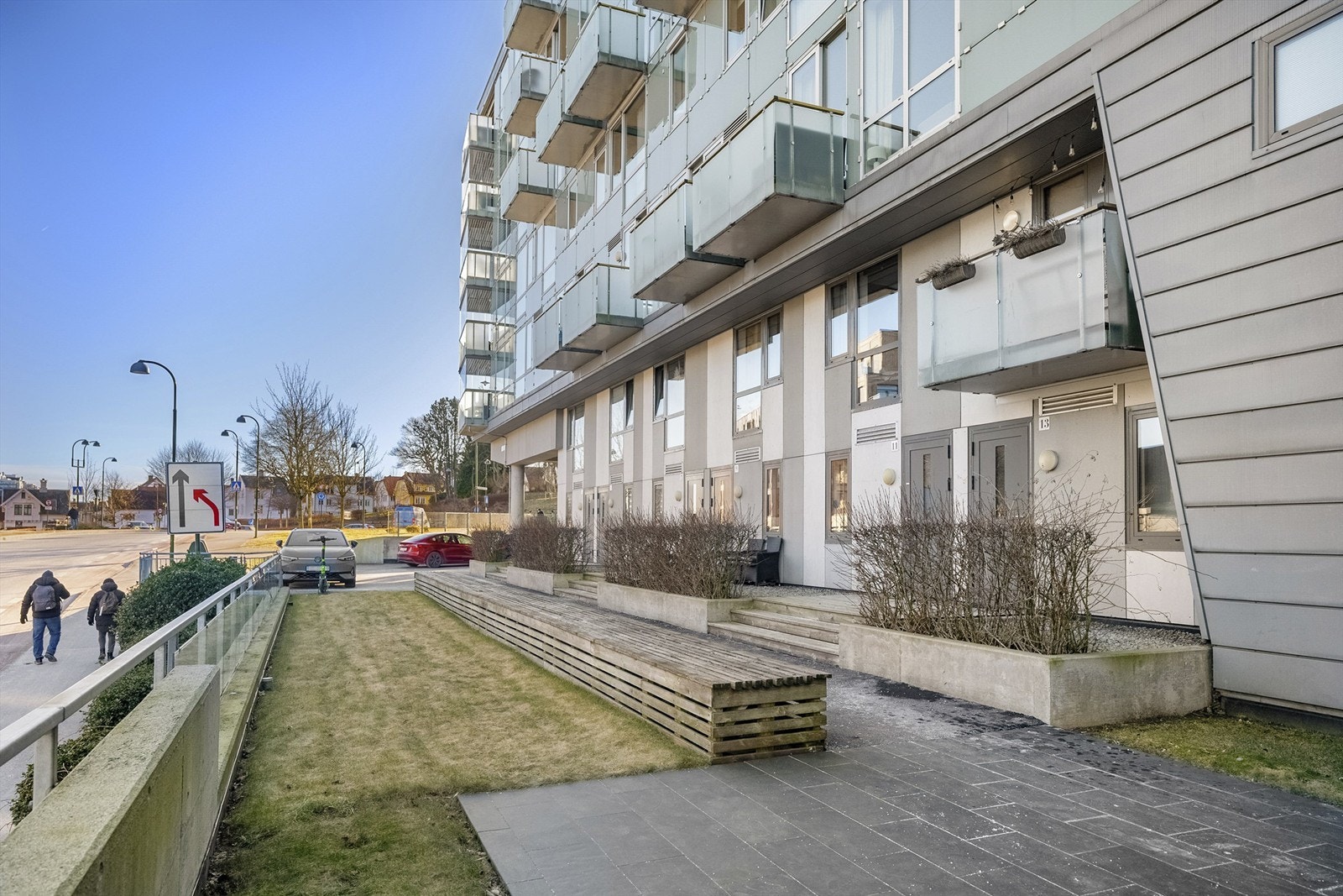 Borettslaget har nylig byttet til et moderne, digitalt låsesystem for økt trygghet. Galleribilde