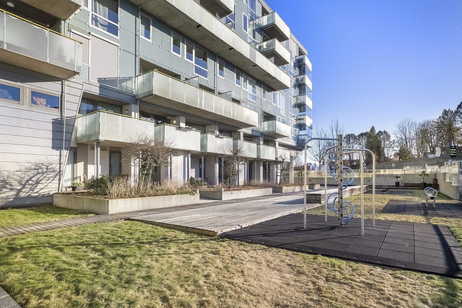 Et trygt og barnevennlig fellesareal for beboerne. Galleribilde