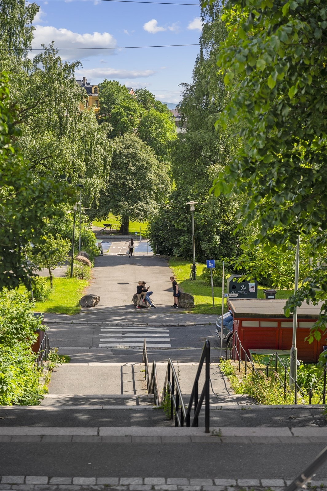 Her bor du med flotte grøntområder i umiddelbar nærhet. Galleribilde