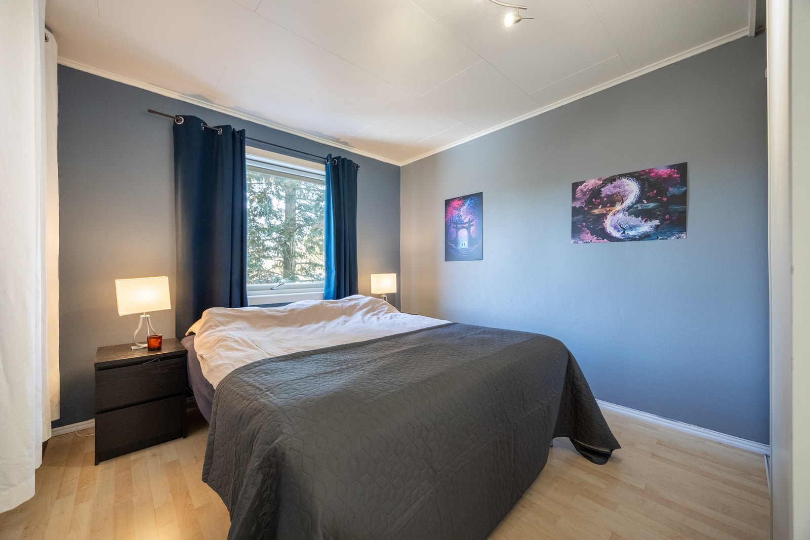 Det er to soverom. Galleribilde