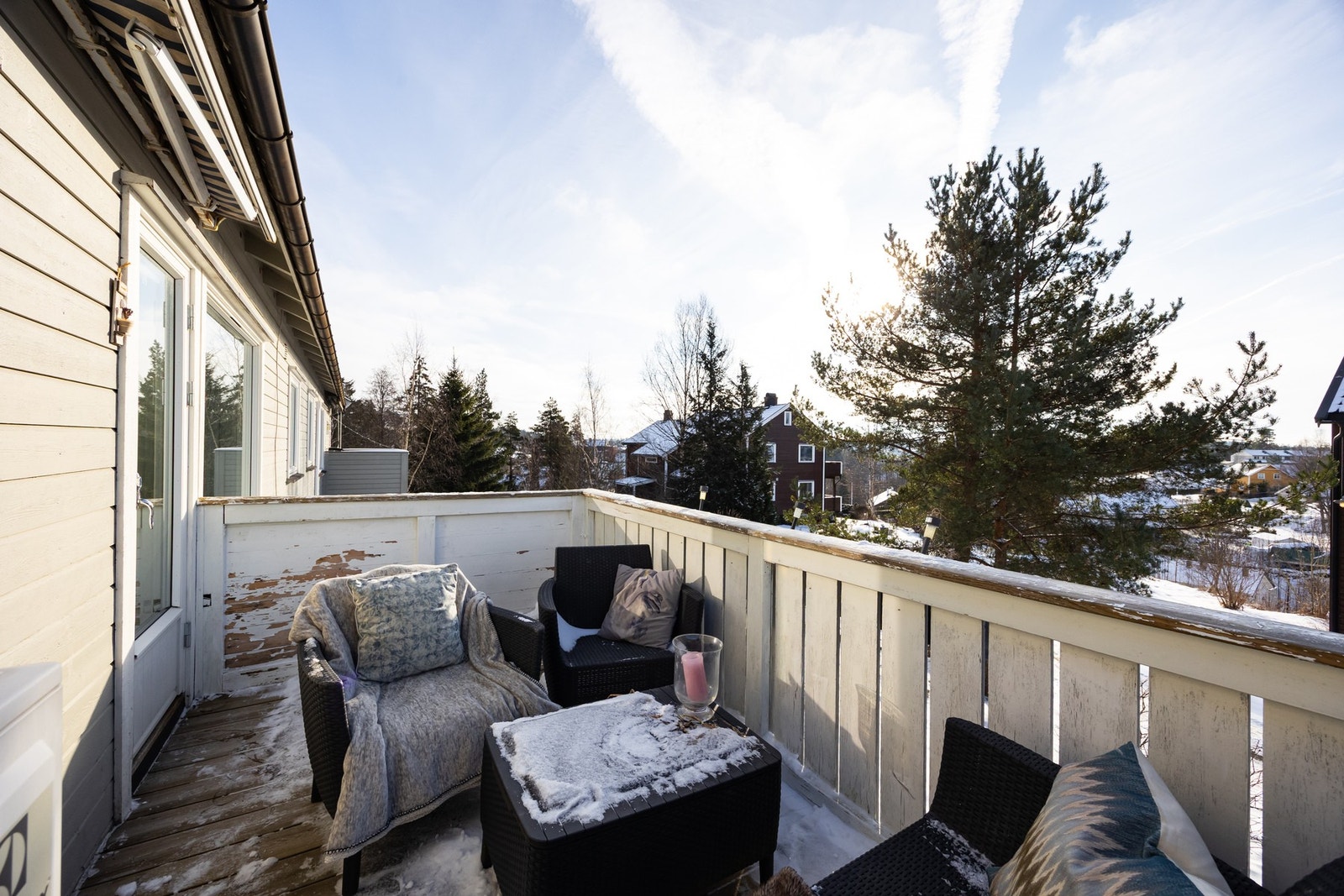 Her kan det innredes med utemøbler slik at du kan nyte solrike dager utendørs. Galleribilde