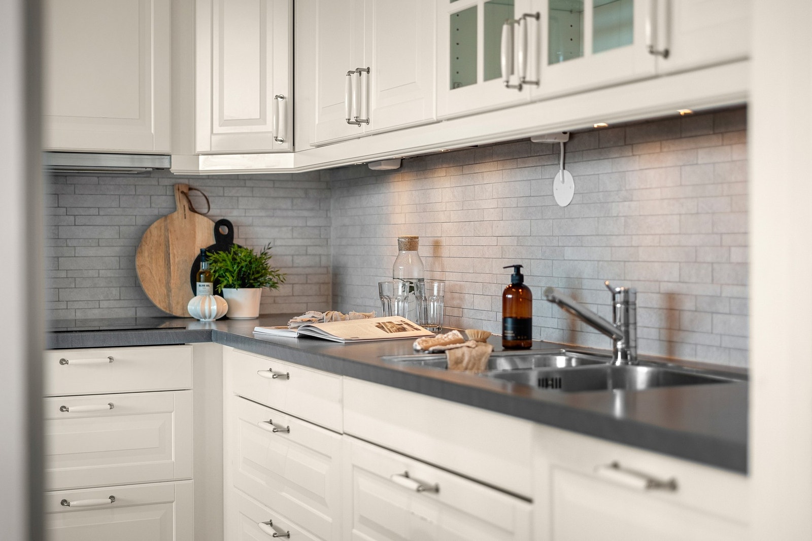 Detaljbilde kjøkken. Galleribilde