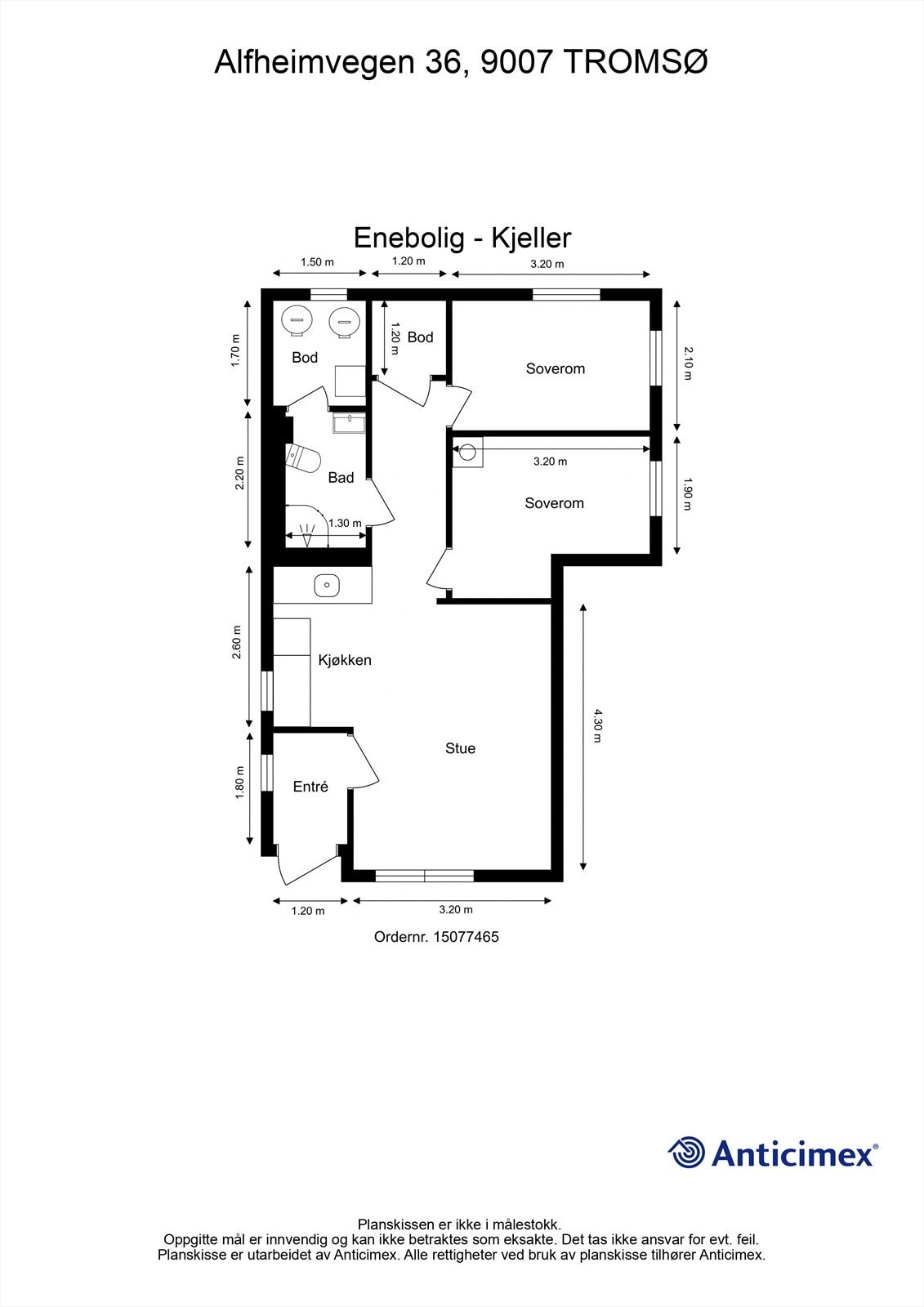 Plantegning-Kjeller. Galleribilde