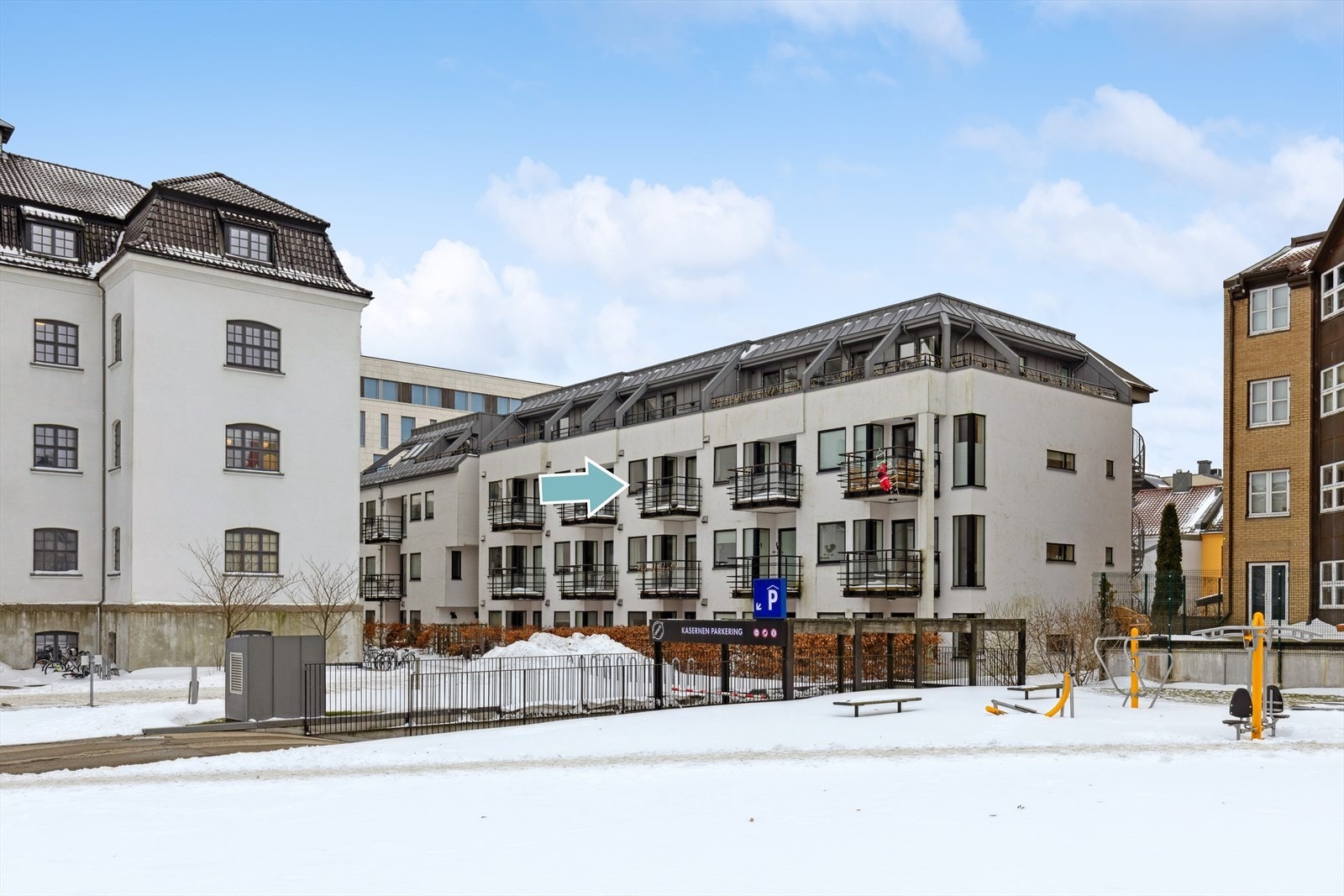 En selveier leilighet med en fantastisk beliggenhet i Kristiansand sentrum - Kvadraturen, like ved Bystranda og AQ. Galleribilde