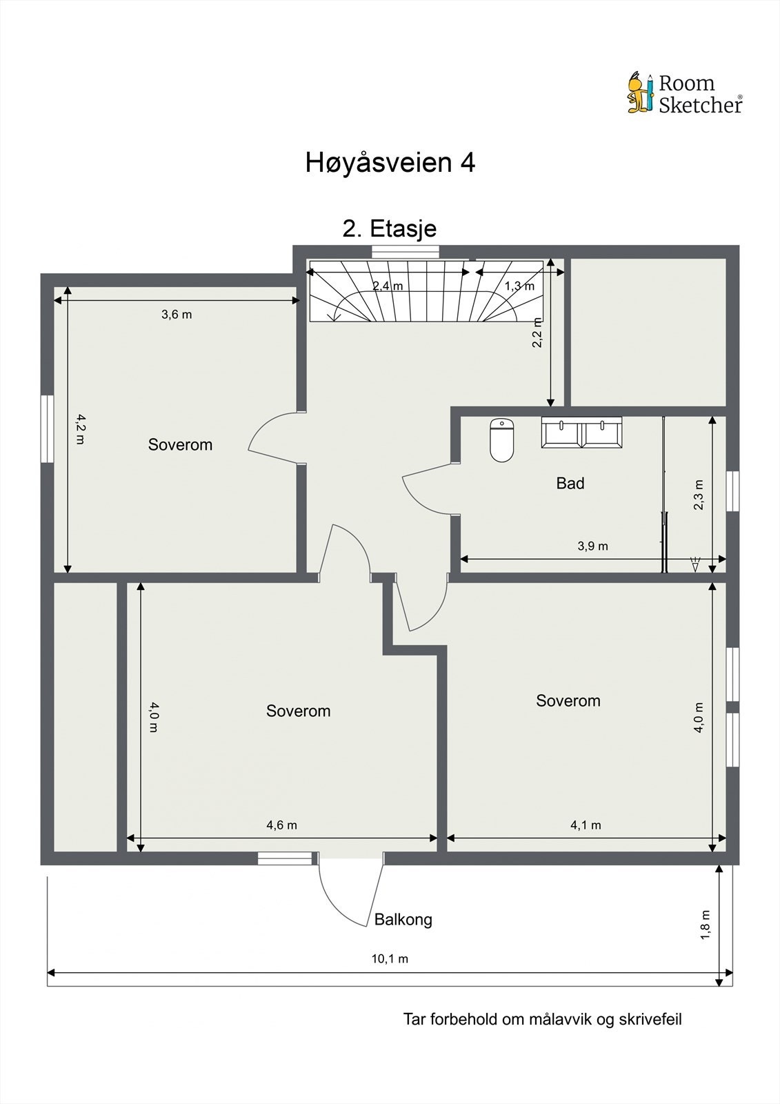 - Planskisse 2. Etasje - Galleribilde