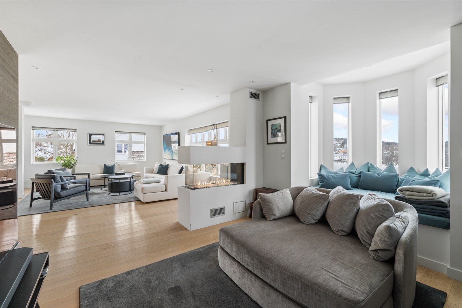 I karnappet er det laget en hyggelig sitteplass, perfekt som lesekrok! Galleribilde