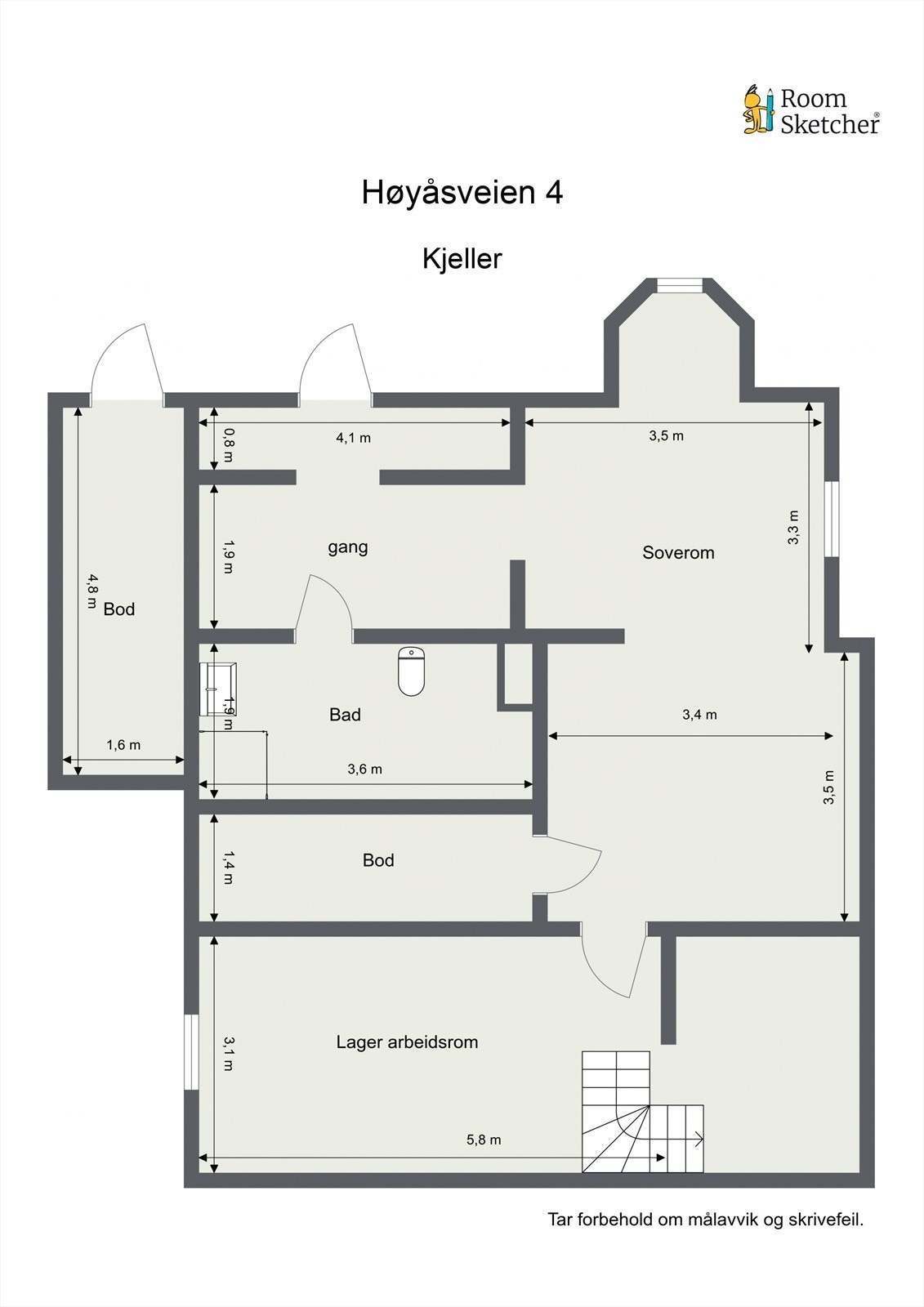 - Planskisse Kjeller - Galleribilde