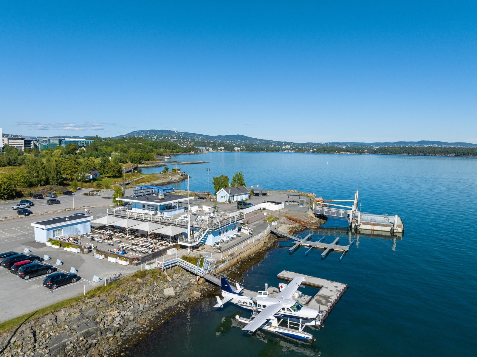 Kort vei til populære Sjøflyhavna Galleribilde