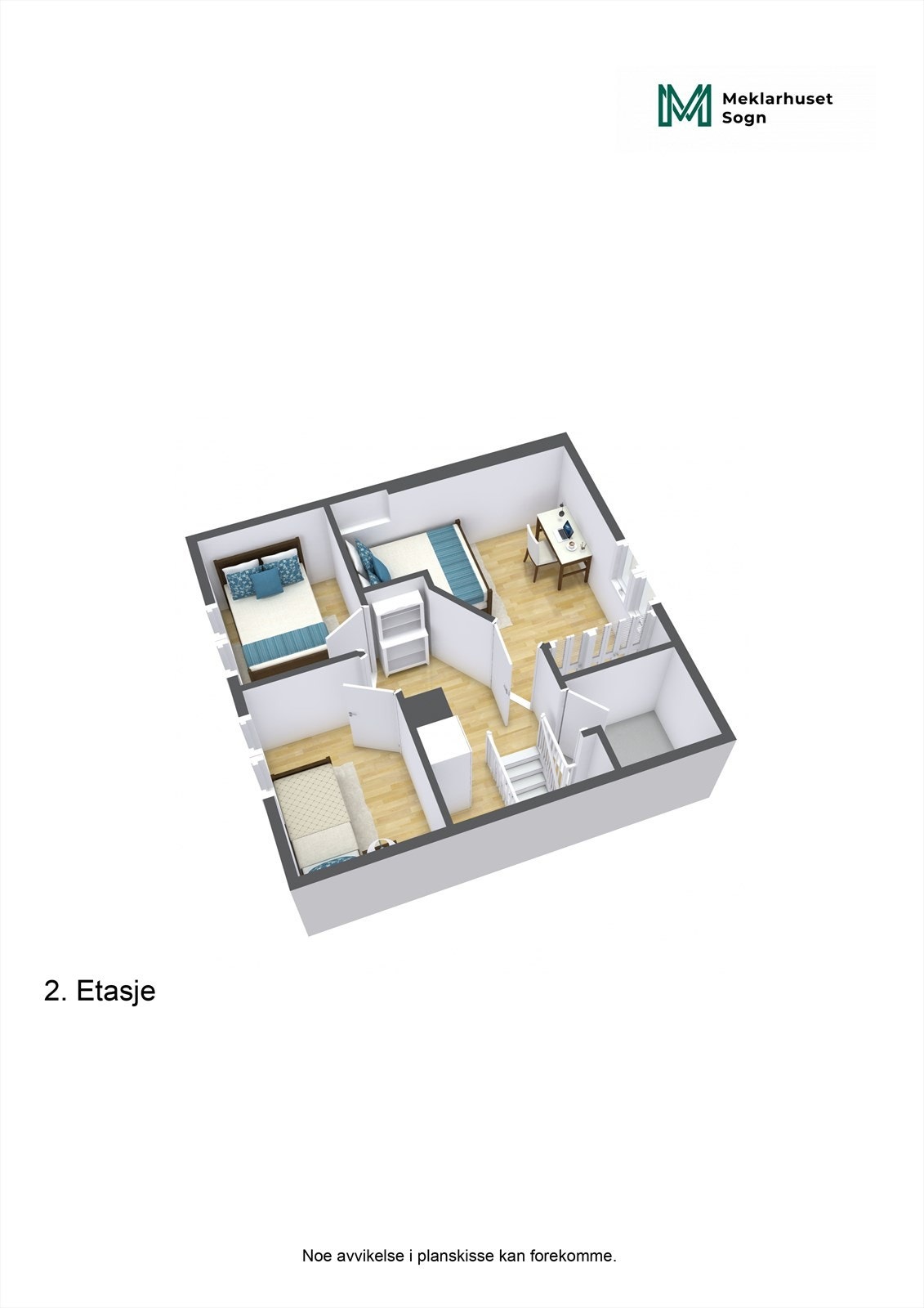 Plantegning 3D. Galleribilde