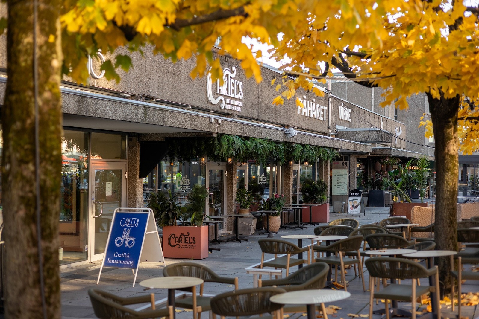 Innen få minutters gange finner du en rekke gode restauranter og kafeer. Galleribilde