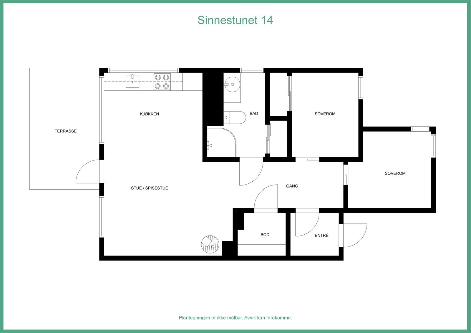 Plantegning Galleribilde
