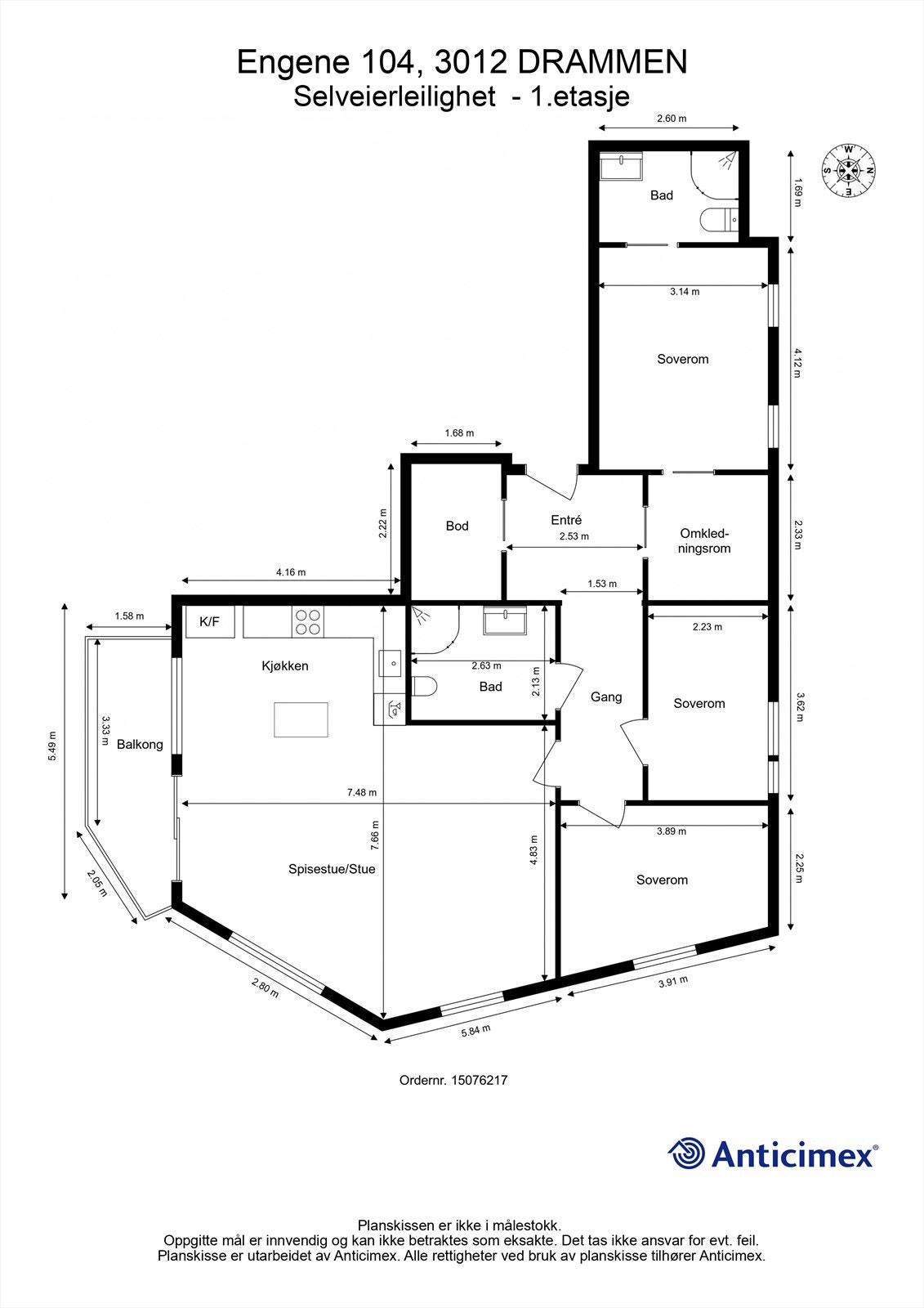 Plantegning - 1. etasje Galleribilde