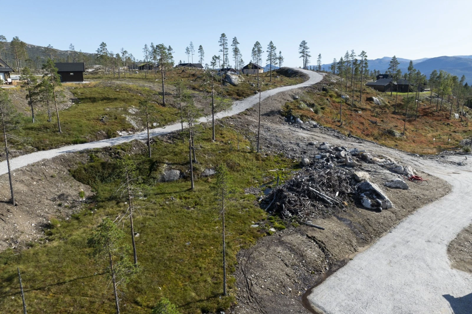 Tilkoblingspunkt for vann og avløp ved tomtegrense. Galleribilde
