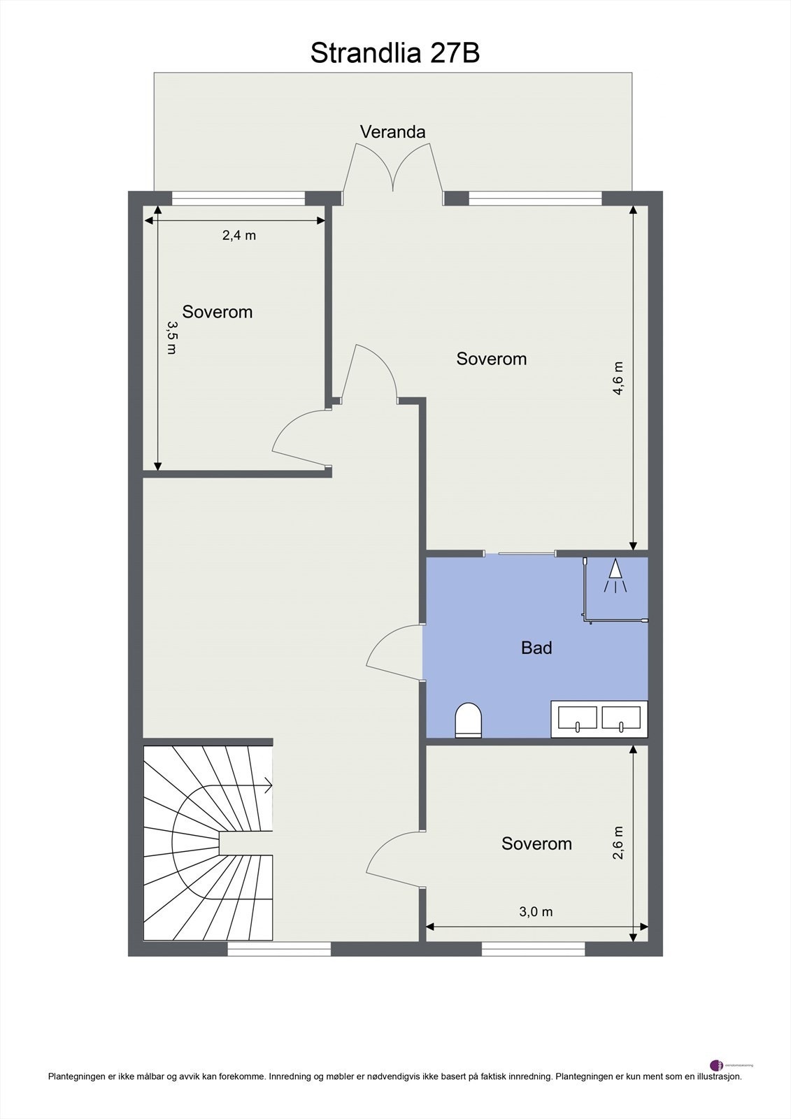 Plantegning - 2. etasje Galleribilde