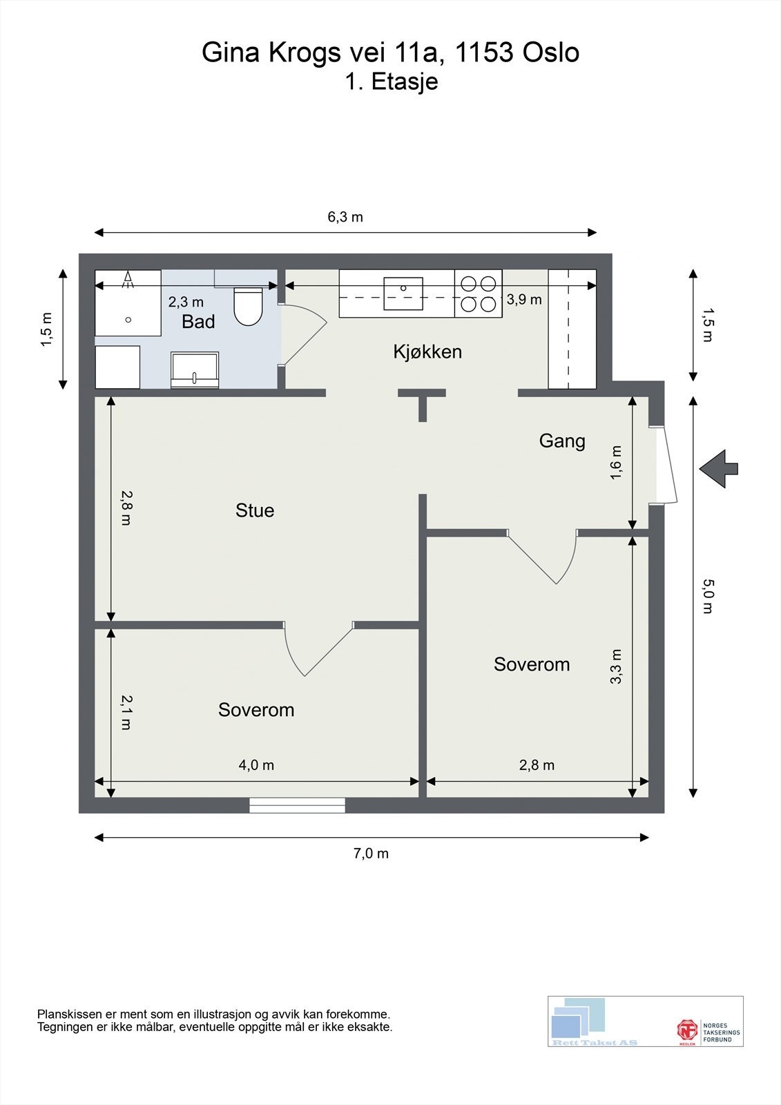 Plantegning. Galleribilde